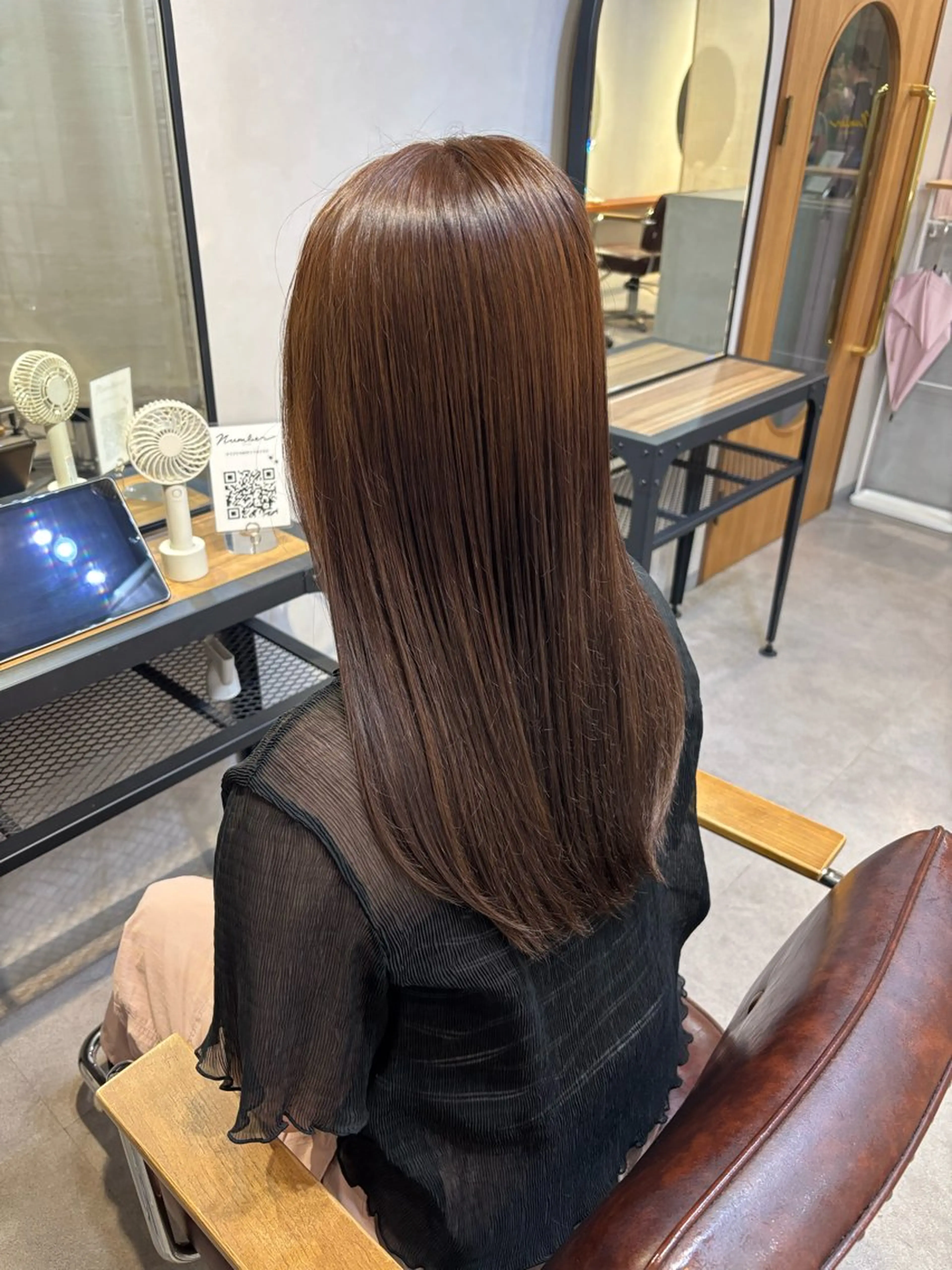 ロング ヘアカラー トリートメント 野口 咲愛のヘアスタイル