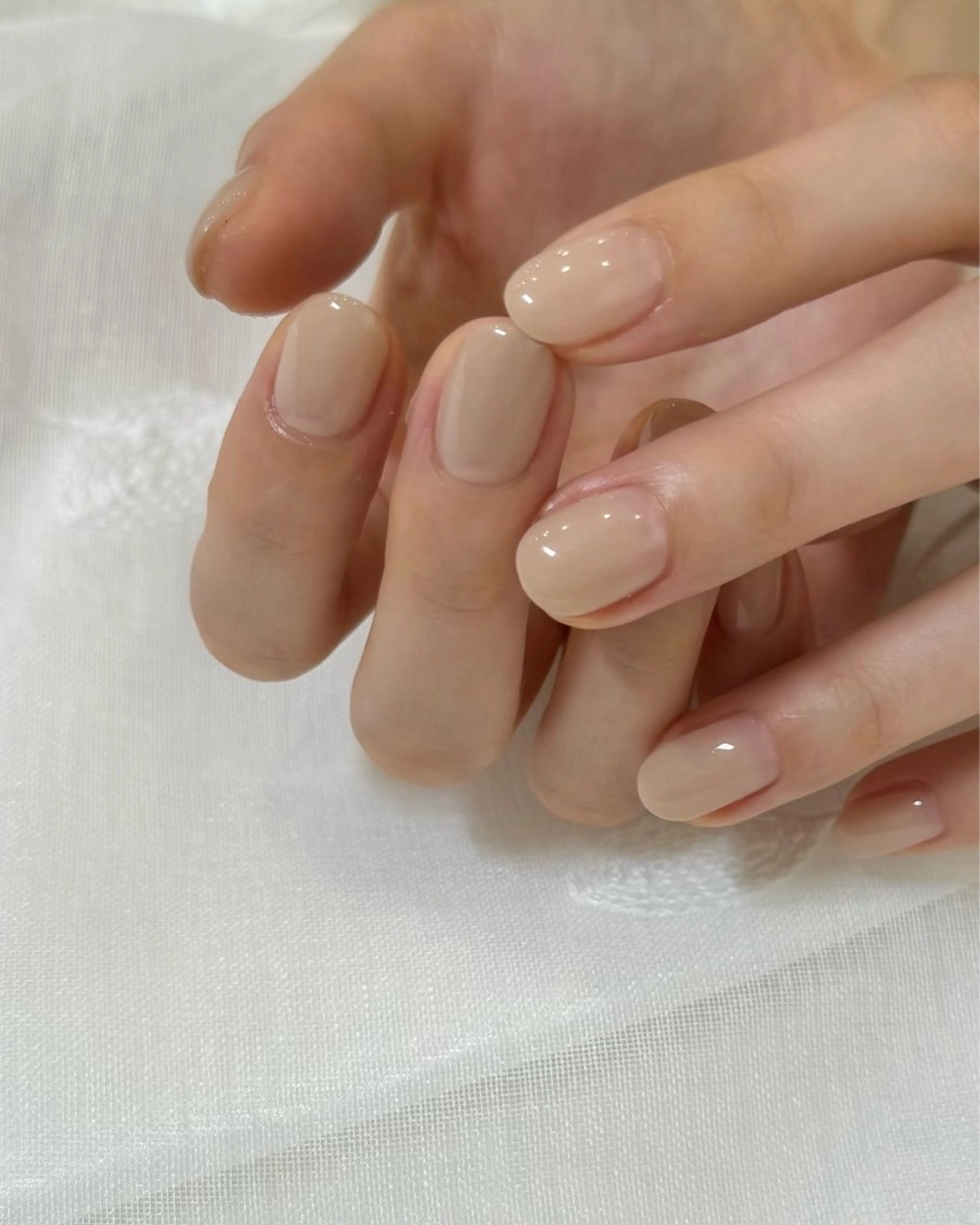ネイル ワンカラーネイル nail salon neige所属・ジェムネイル Risa.のネイルデザイン