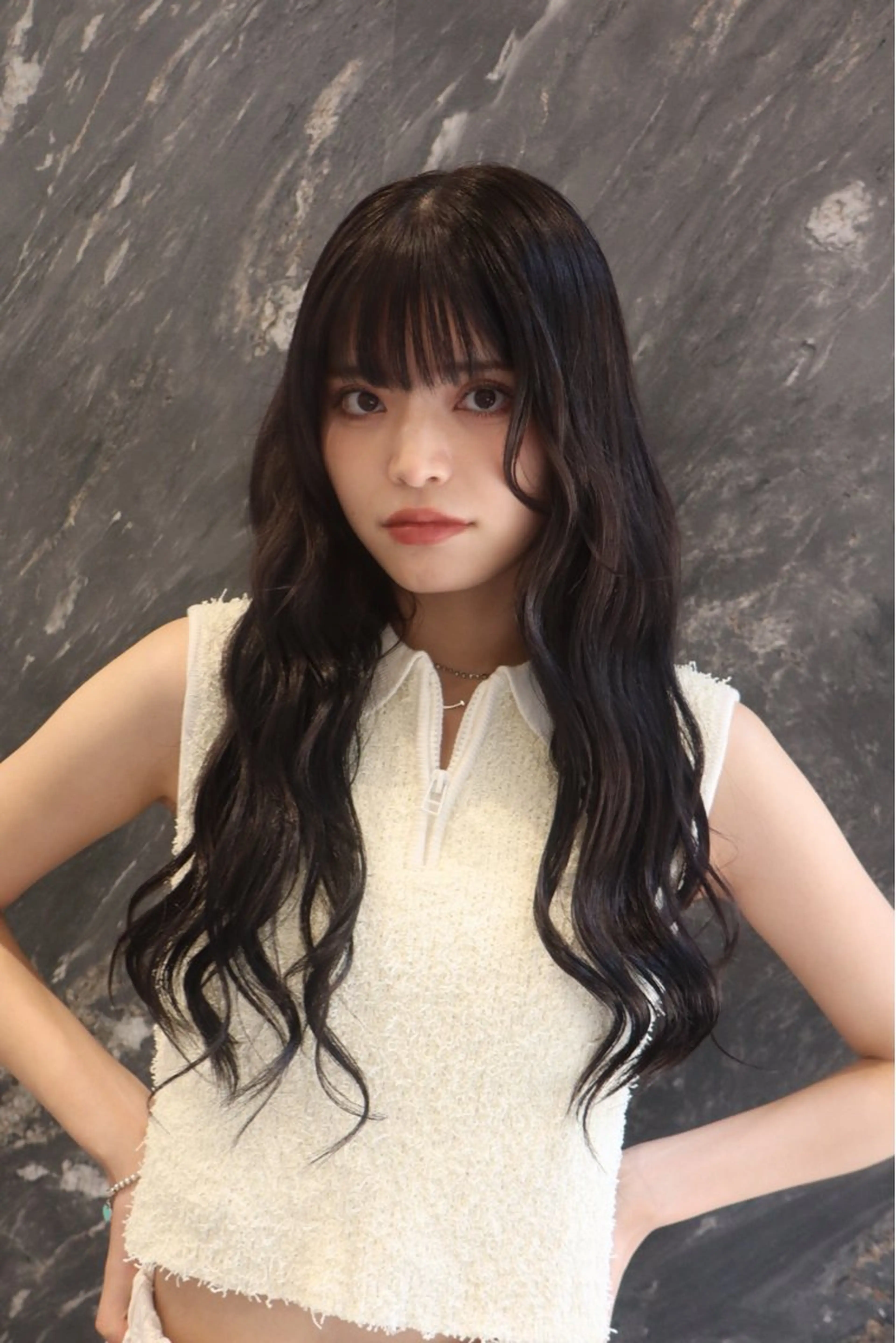 ロング カラー レイヤーカット /ハイトーンchaoのヘアスタイル