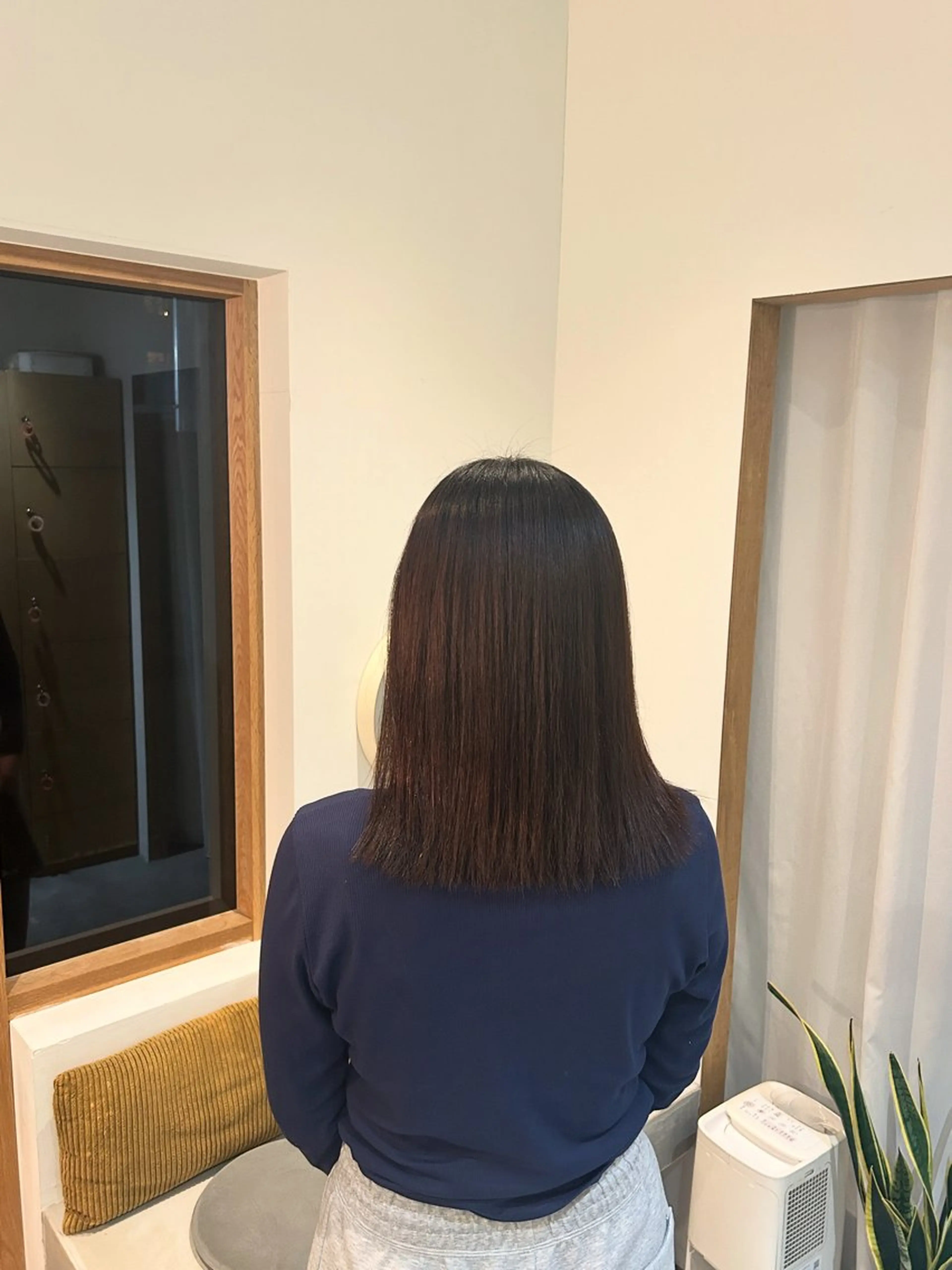 ミディアム 髪質改善 カラー🫧/鎌倉 縮毛矯正/edA大空のヘアスタイル