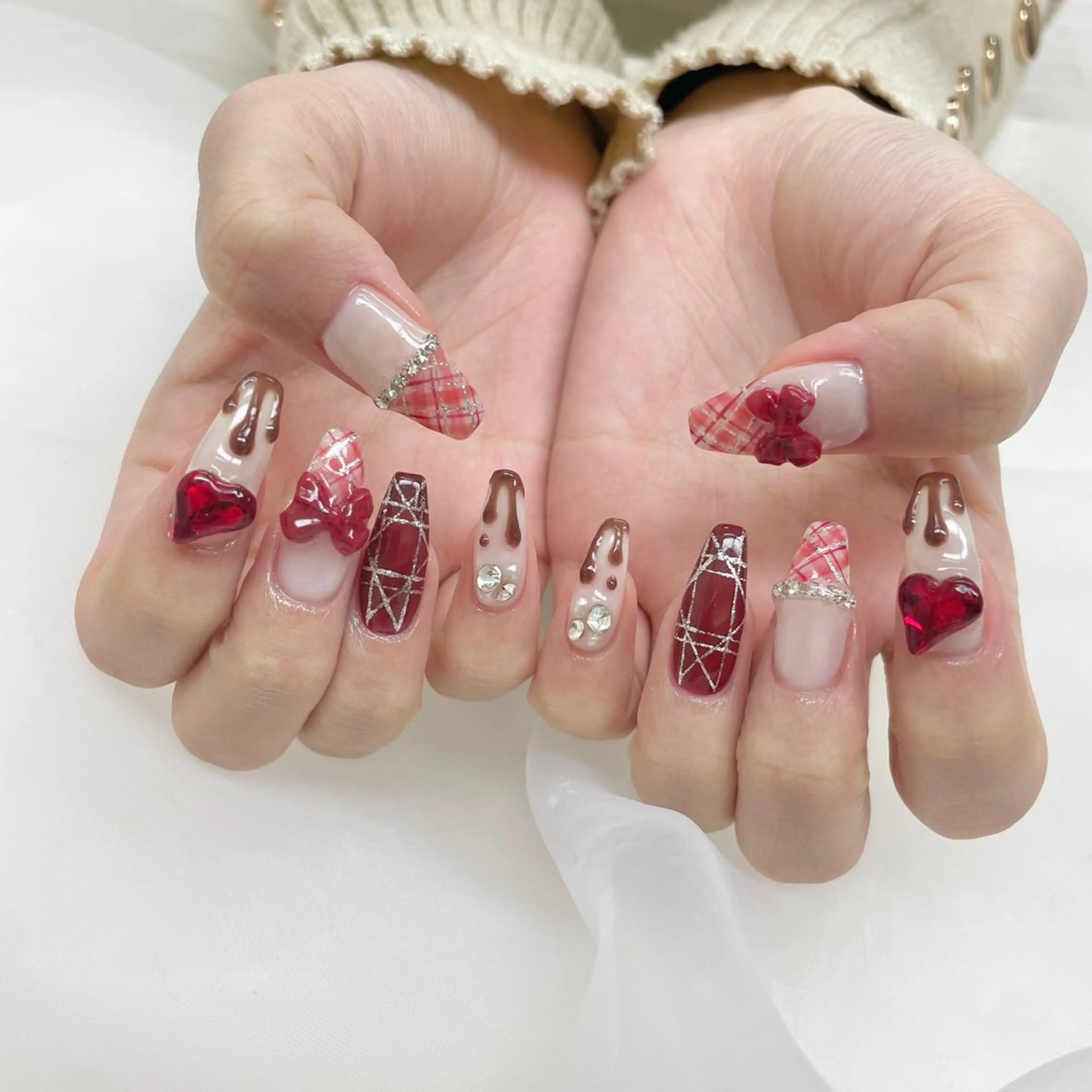 ロング 韓国風ヘア nail jaol池袋店所属・ネイルJaol 池袋のネイルデザイン