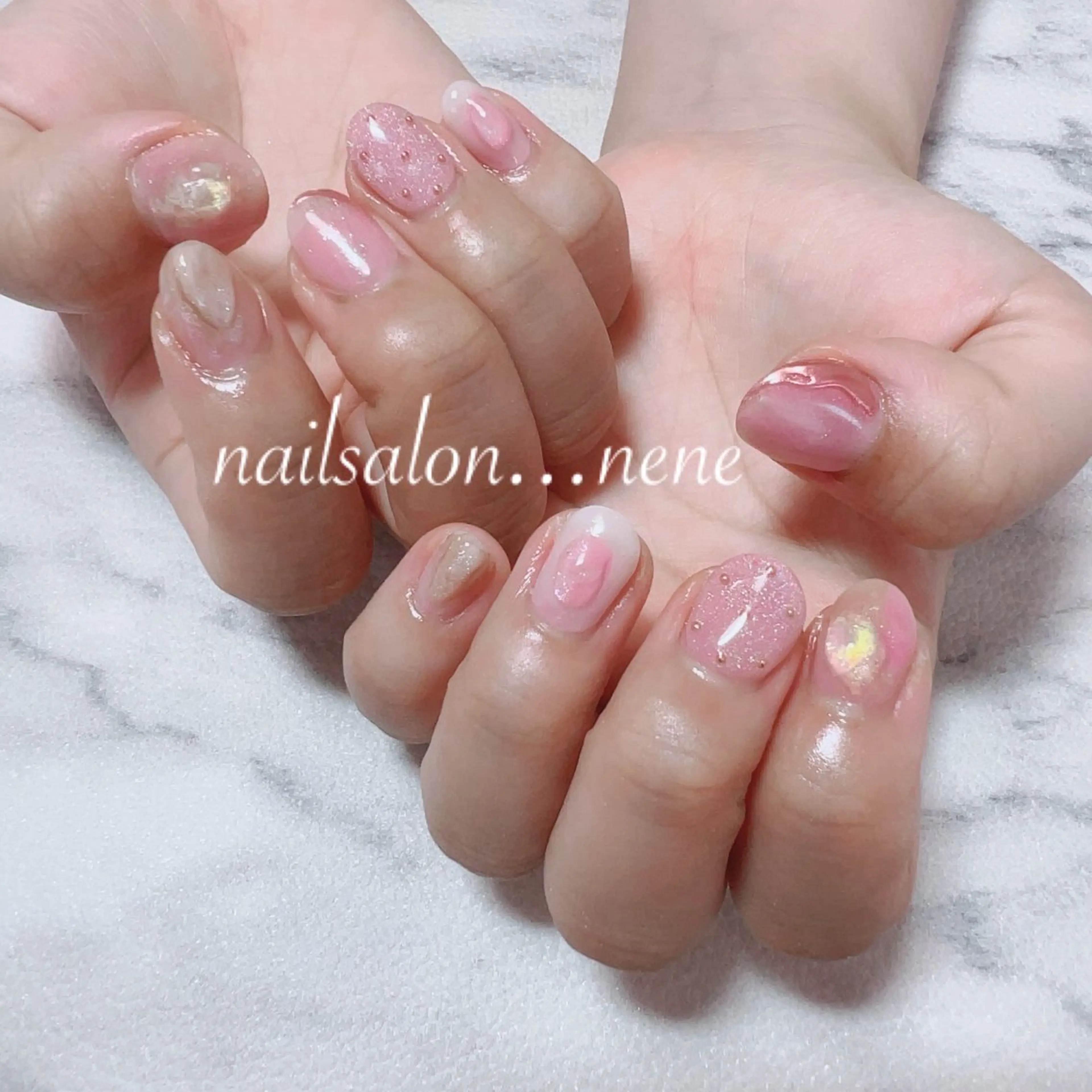 ネイル ニュアンスネイル nailsalon ...neneのネイルデザイン