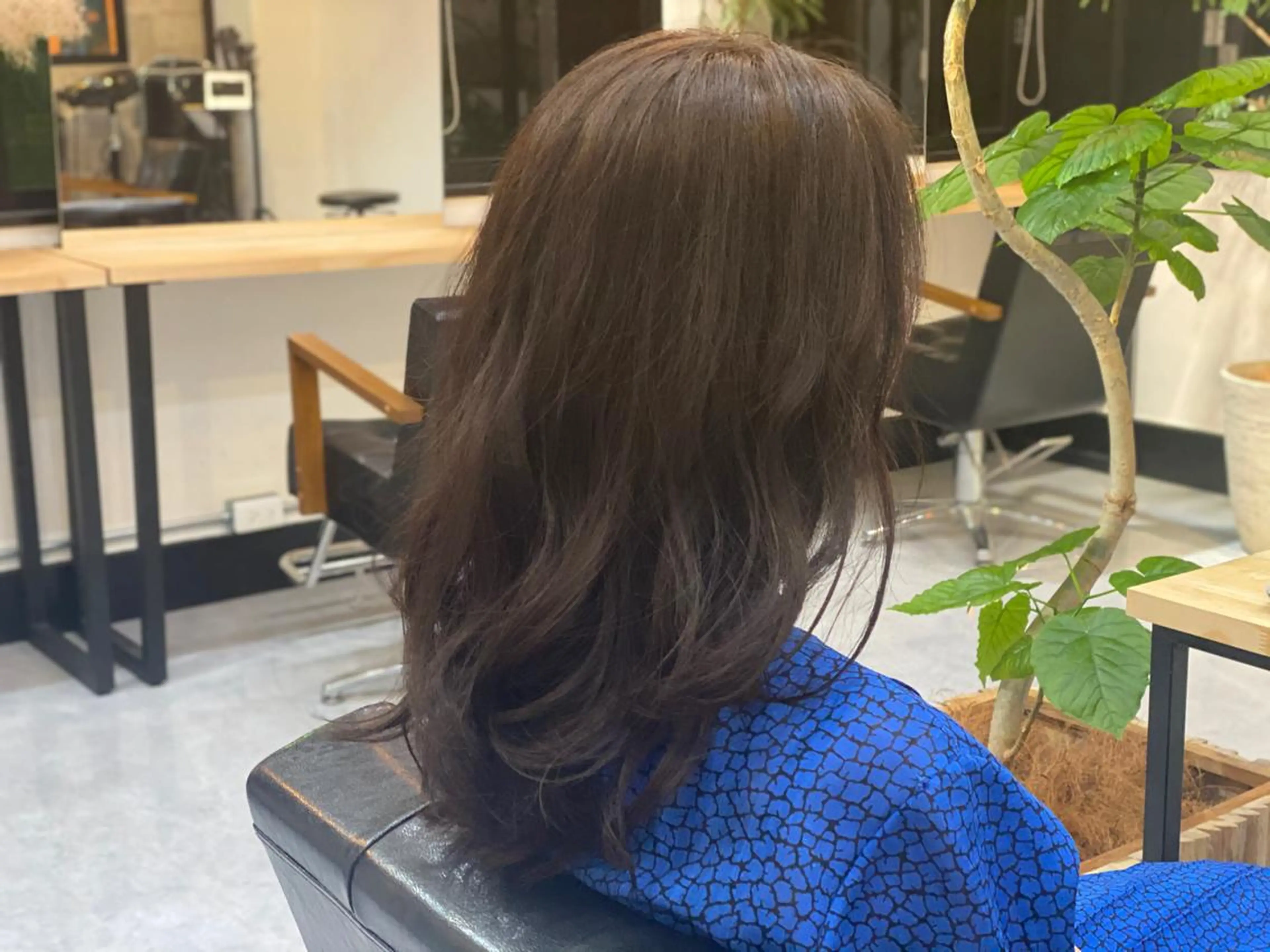 ロング カラー アッシュ ラベンダーカラー ラベンダーアッシュ カット パーマ トリートメント ヘッドスパ CARICIA🌱 masaeのヘアスタイル