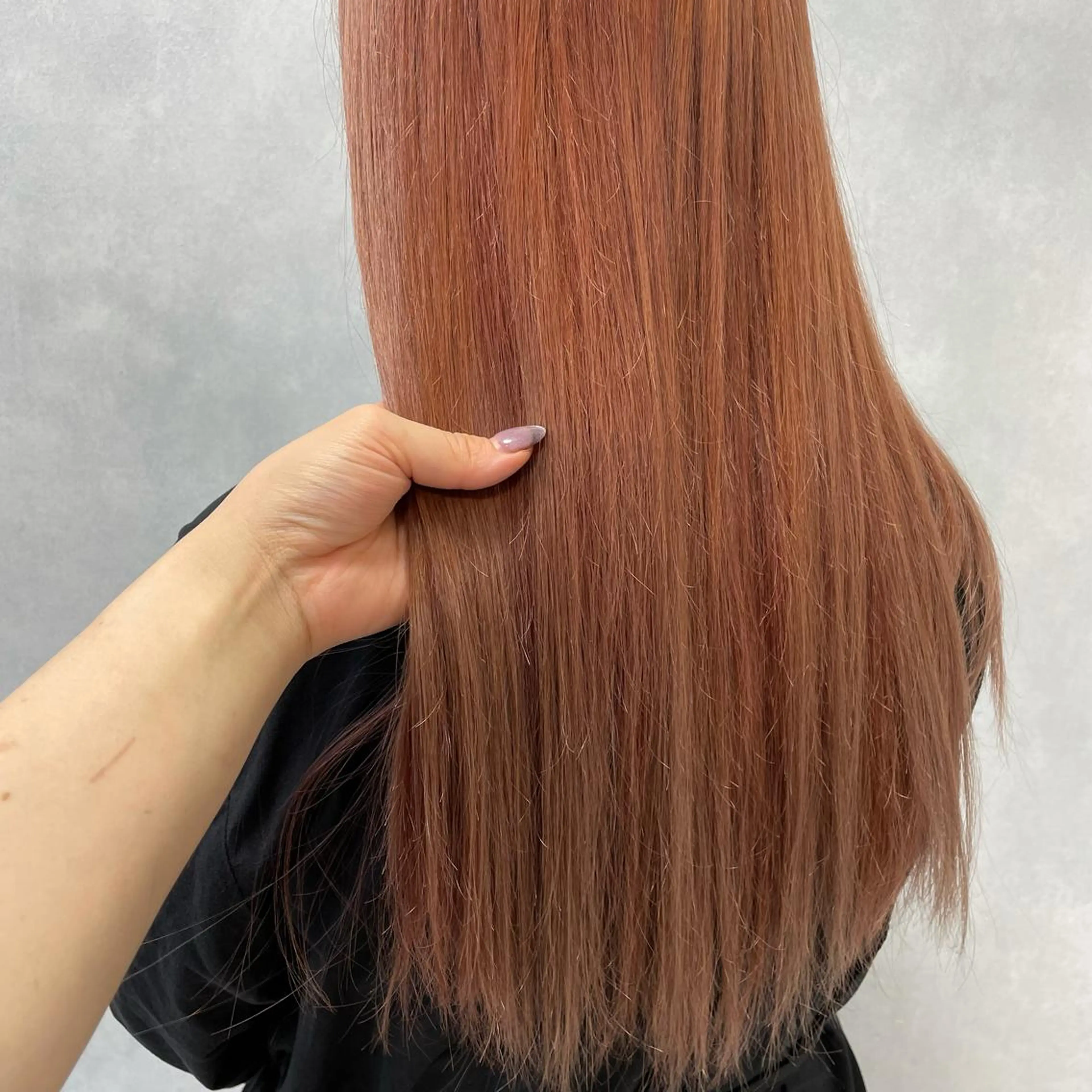 セミロング カット ヘアカラー トリートメント ✨ブリーチ特化✨ 💚Acchon💚のヘアスタイル