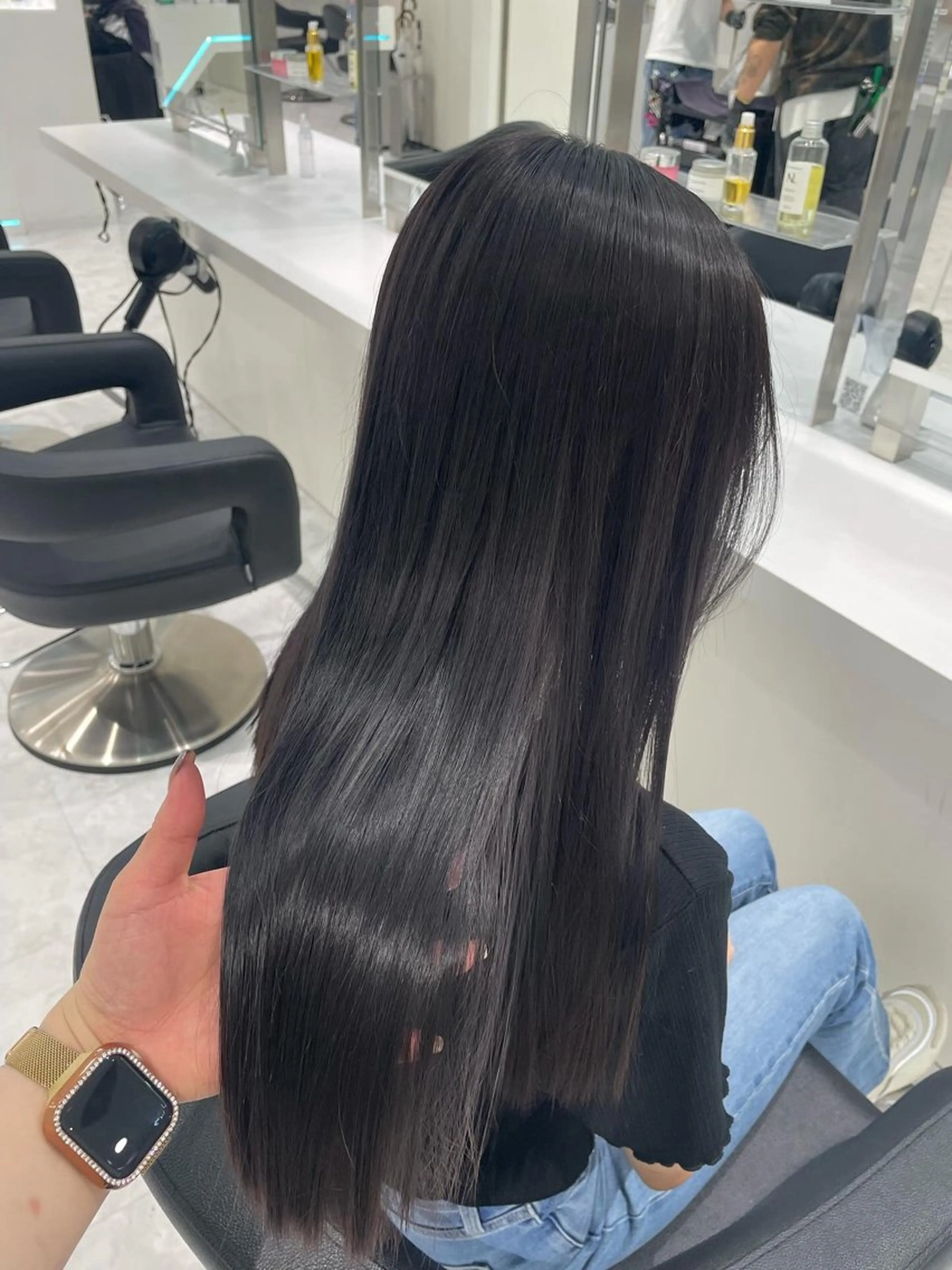 セミロング トリートメント 🤍レイヤーカット /顔まわりカット🤍のヘアスタイル