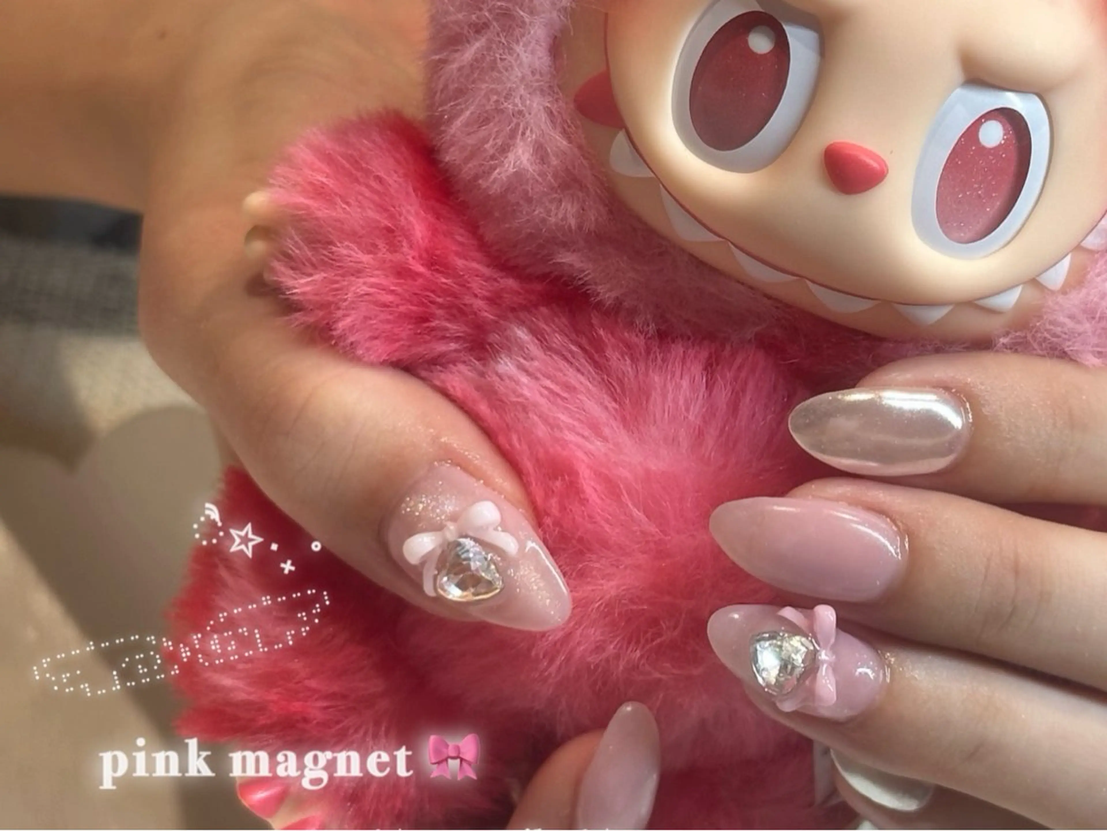 ネイル ハンドネイル フットネイル lili.nail y2k/ワンホンのネイルデザイン