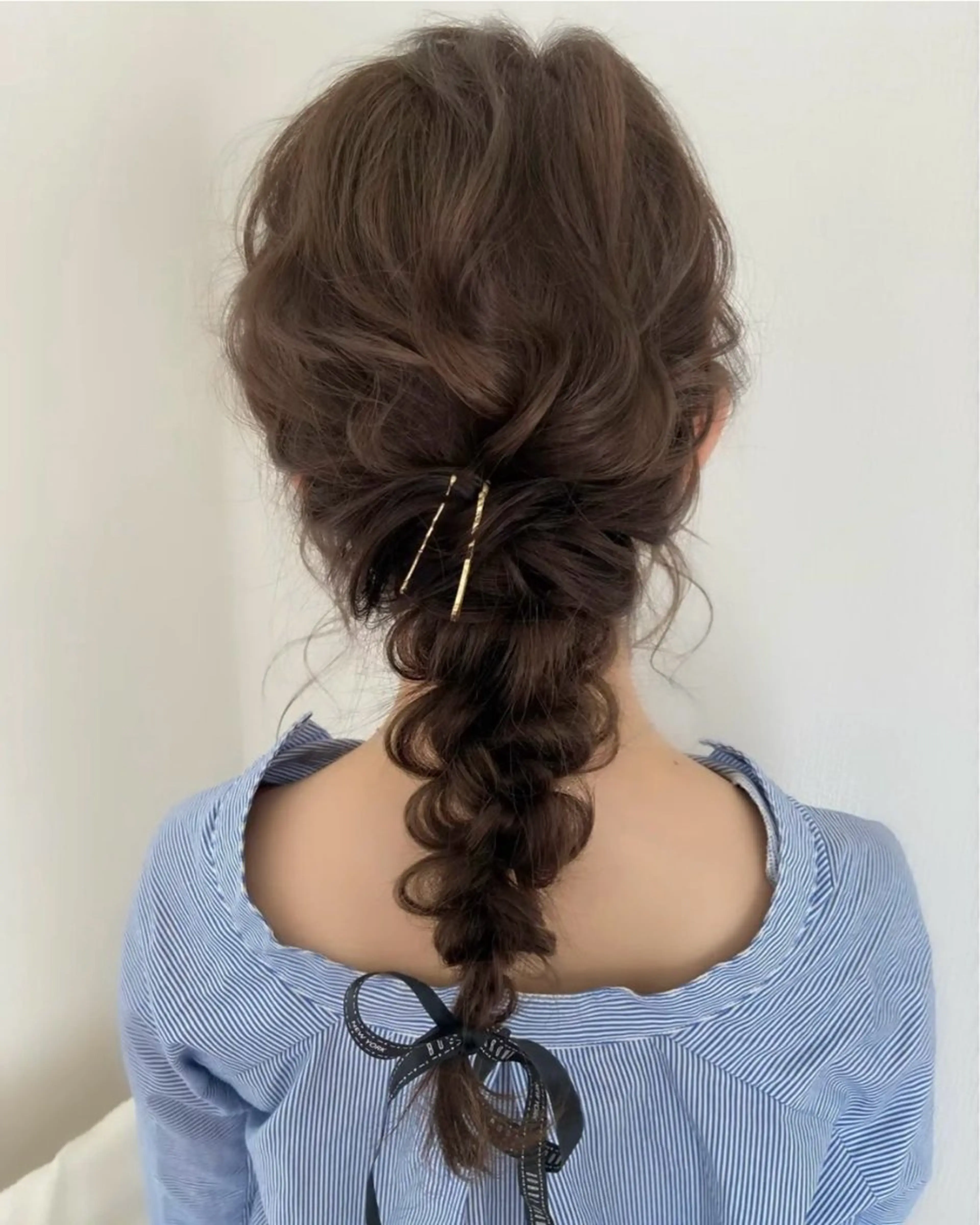 ヘアアレンジ ヘアセット LANDS所属・nanaka 🤍韓国ワンホンヘアのヘアスタイル