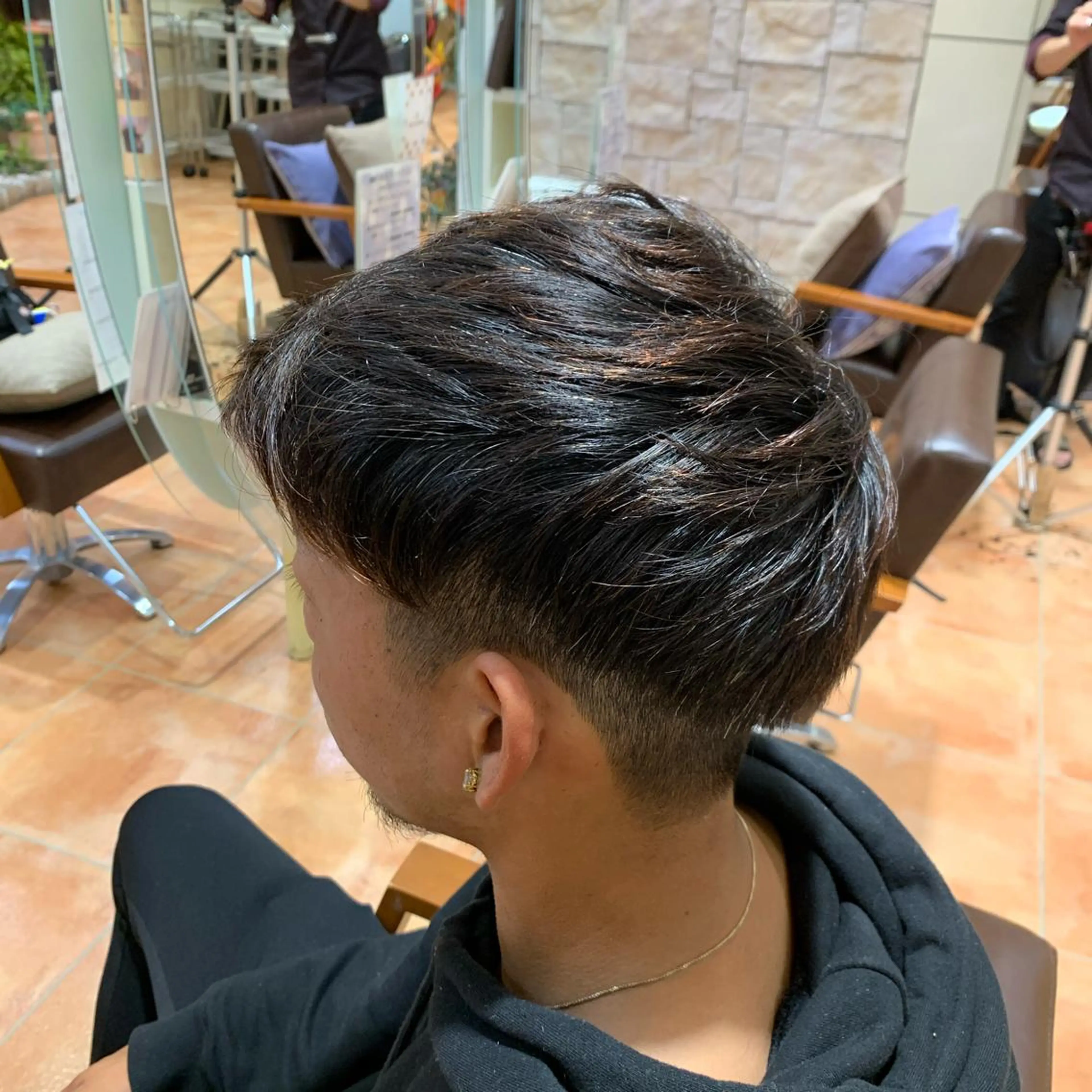 ショート カラー メンズ charme【 シャルム 】所属・ボブ/レイヤー/ nanamiのヘアスタイル