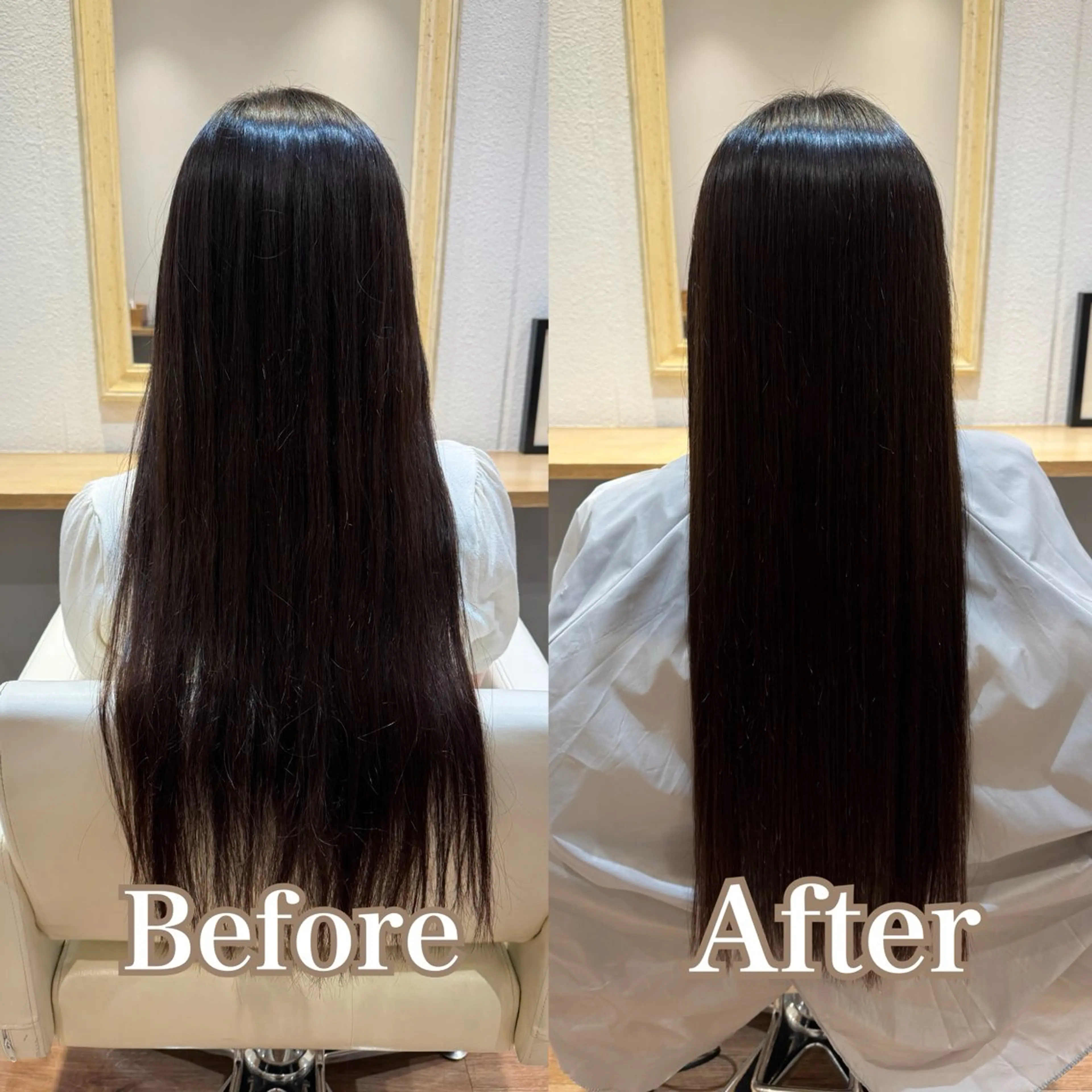 ロング 髪質改善 縮毛矯正 kanna カンナのヘアスタイル