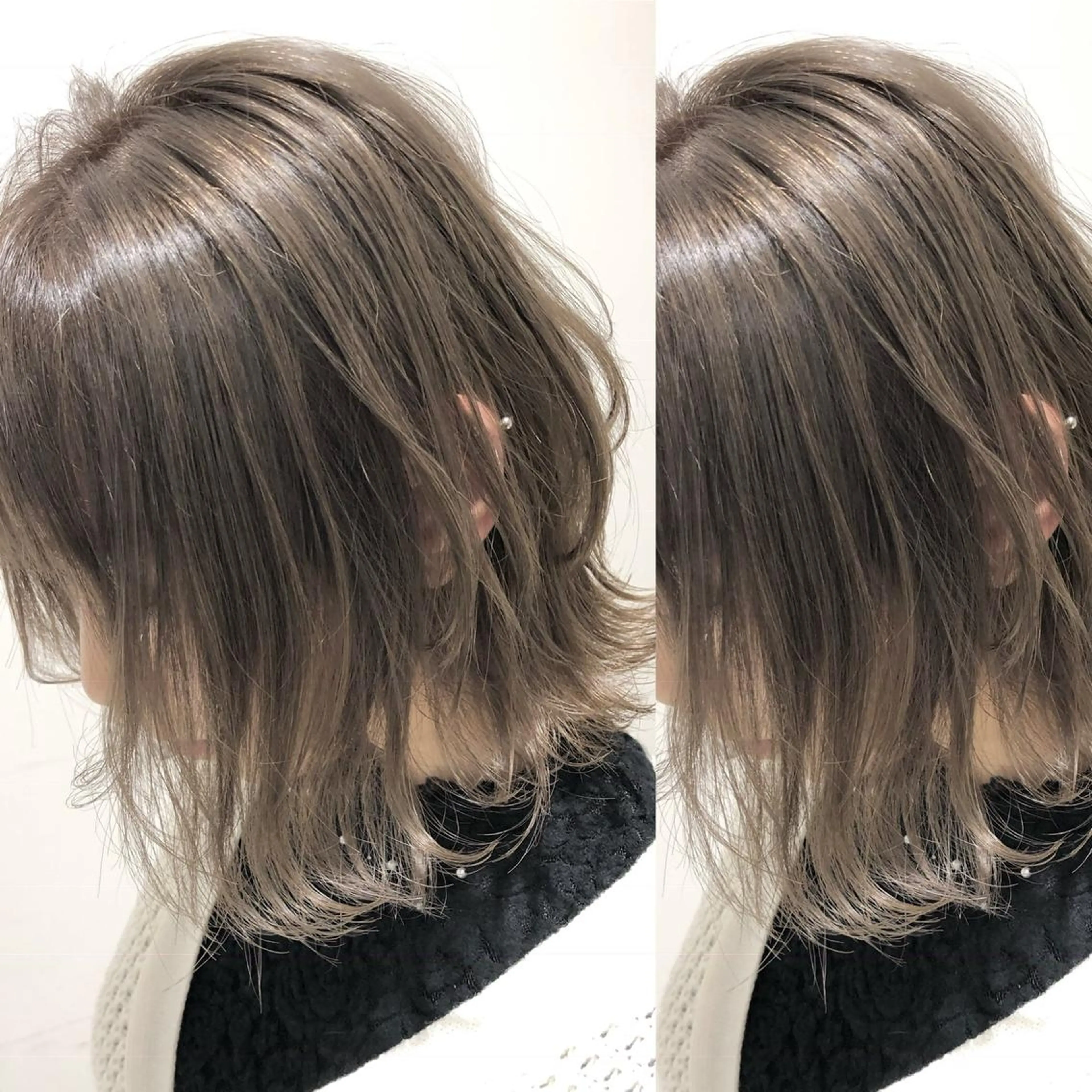 ショート カット ヘアカラー 上川 開生のヘアスタイル