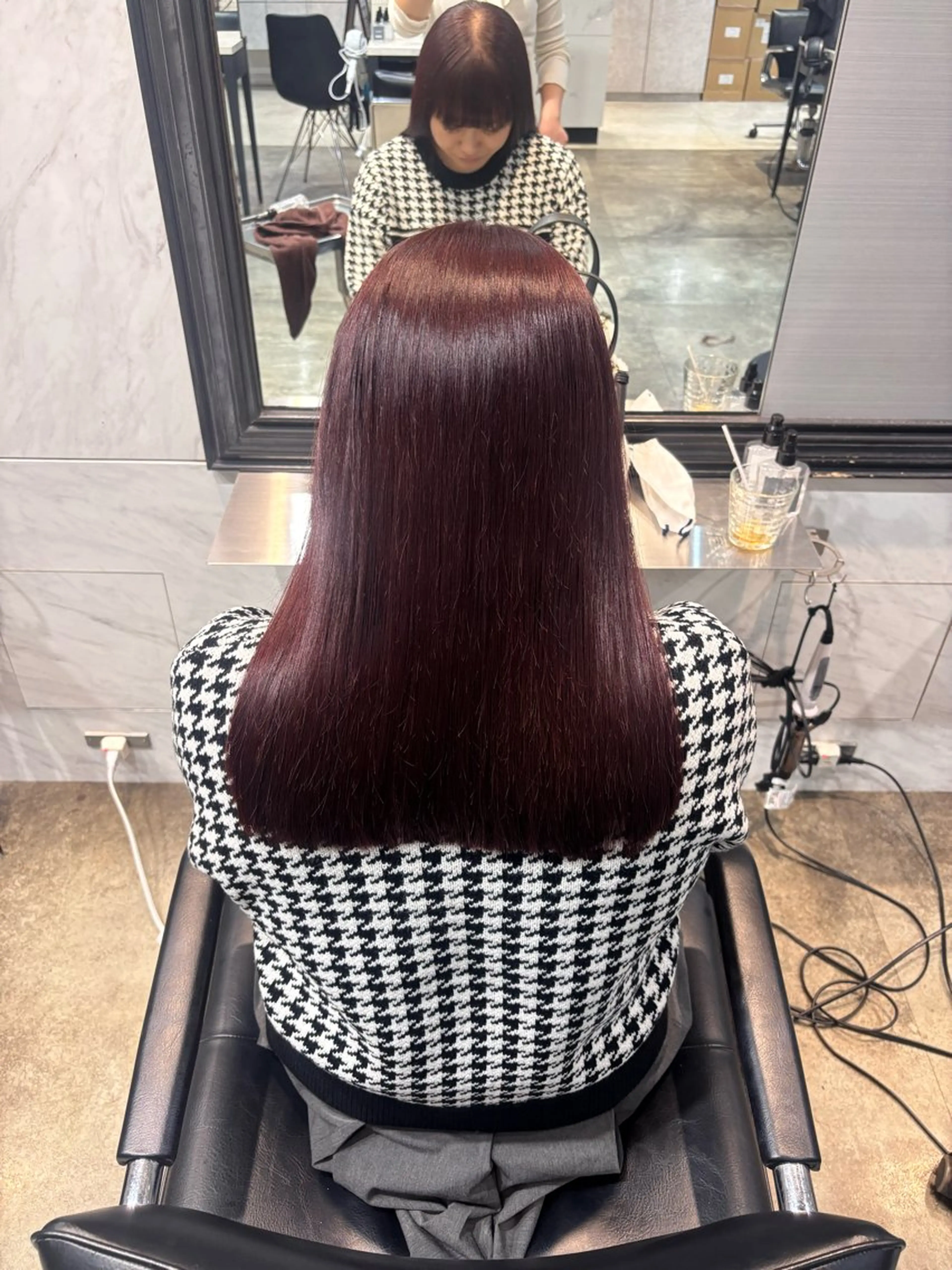 ロング トリートメント ヘアカラー momoka ⠀のヘアスタイル