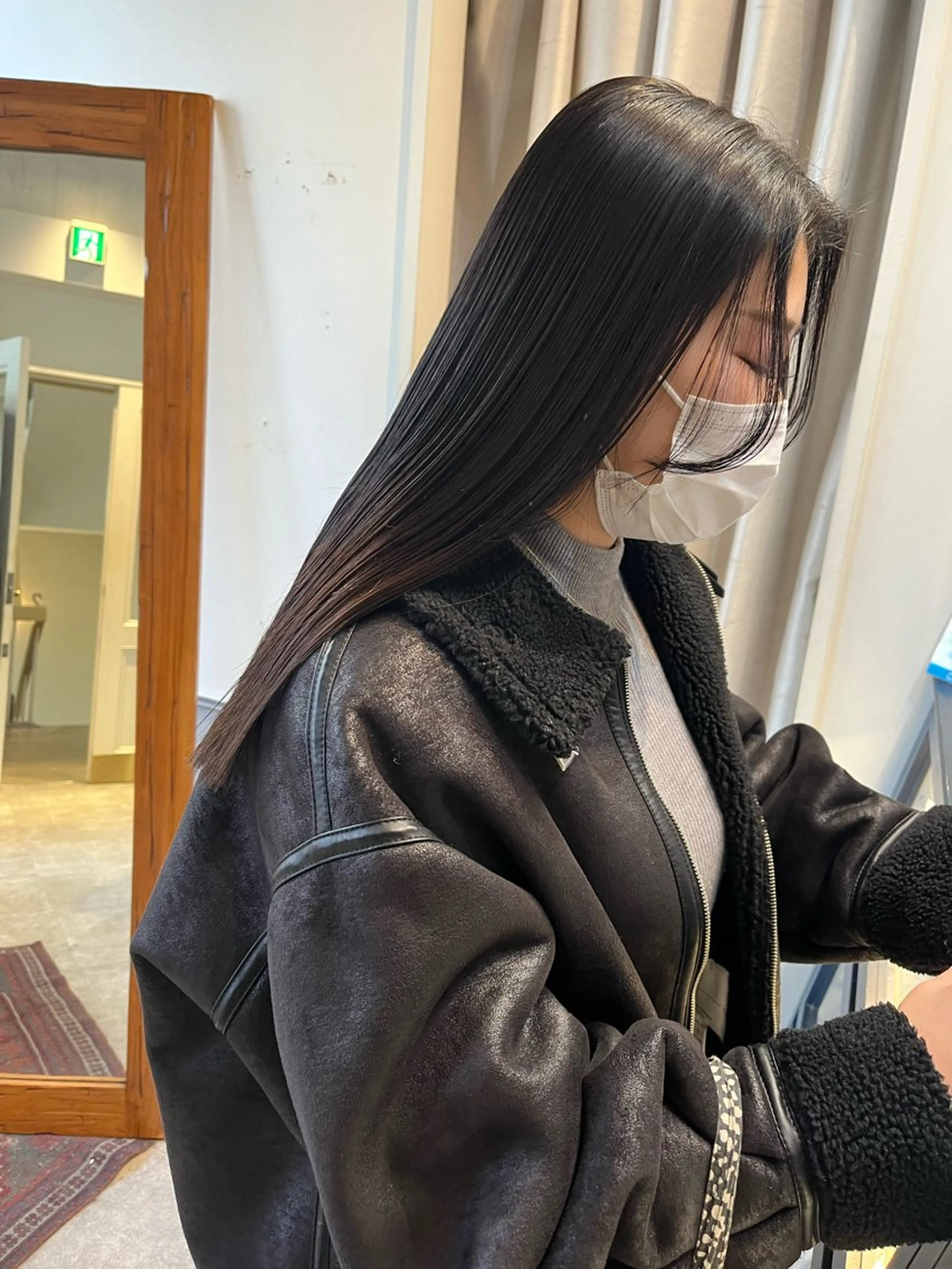 ロング 縮毛矯正 SIKI yuuna レイヤーカット🪽のヘアスタイル