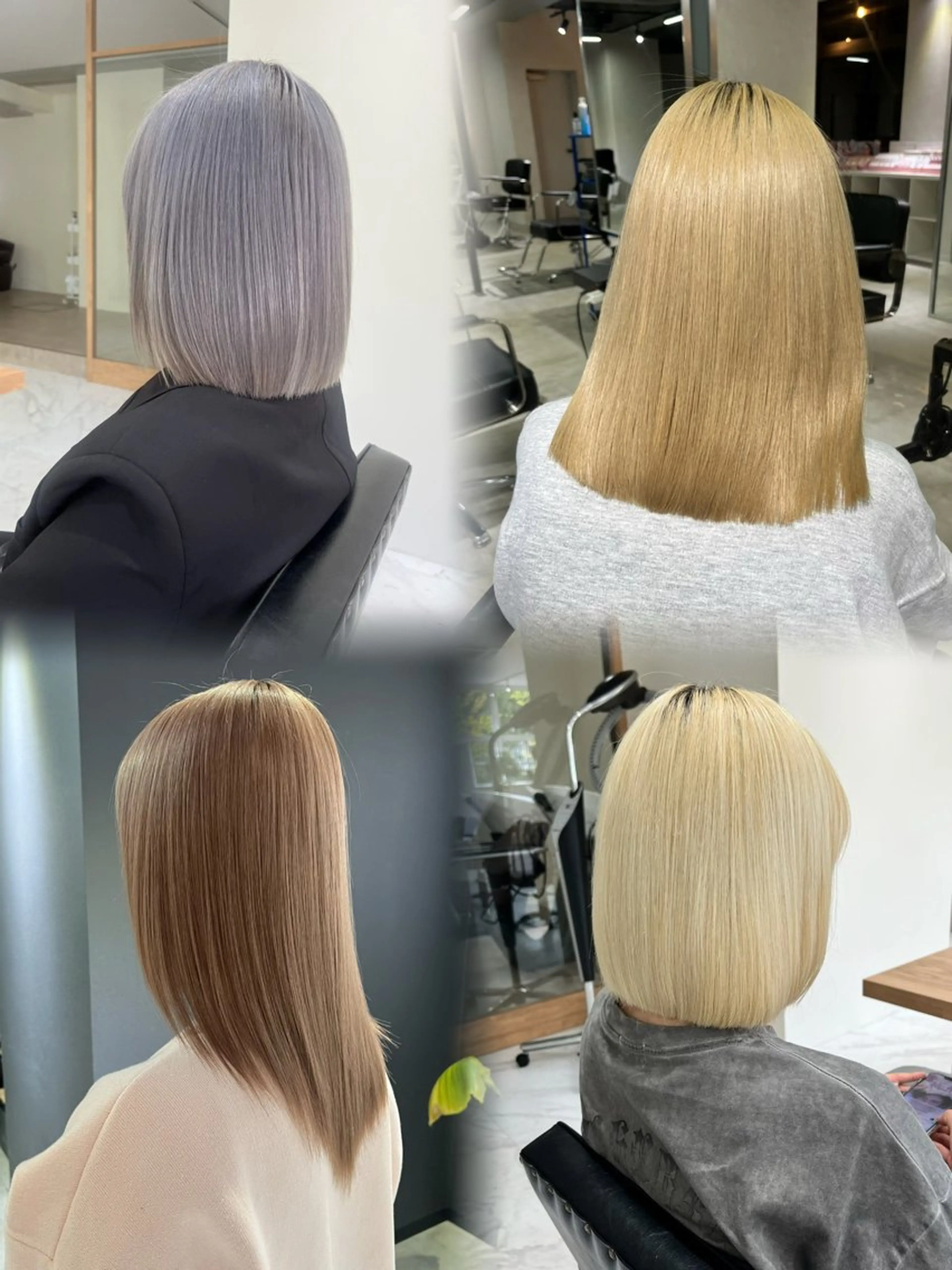 ブリーチありダブルカラーの写真
