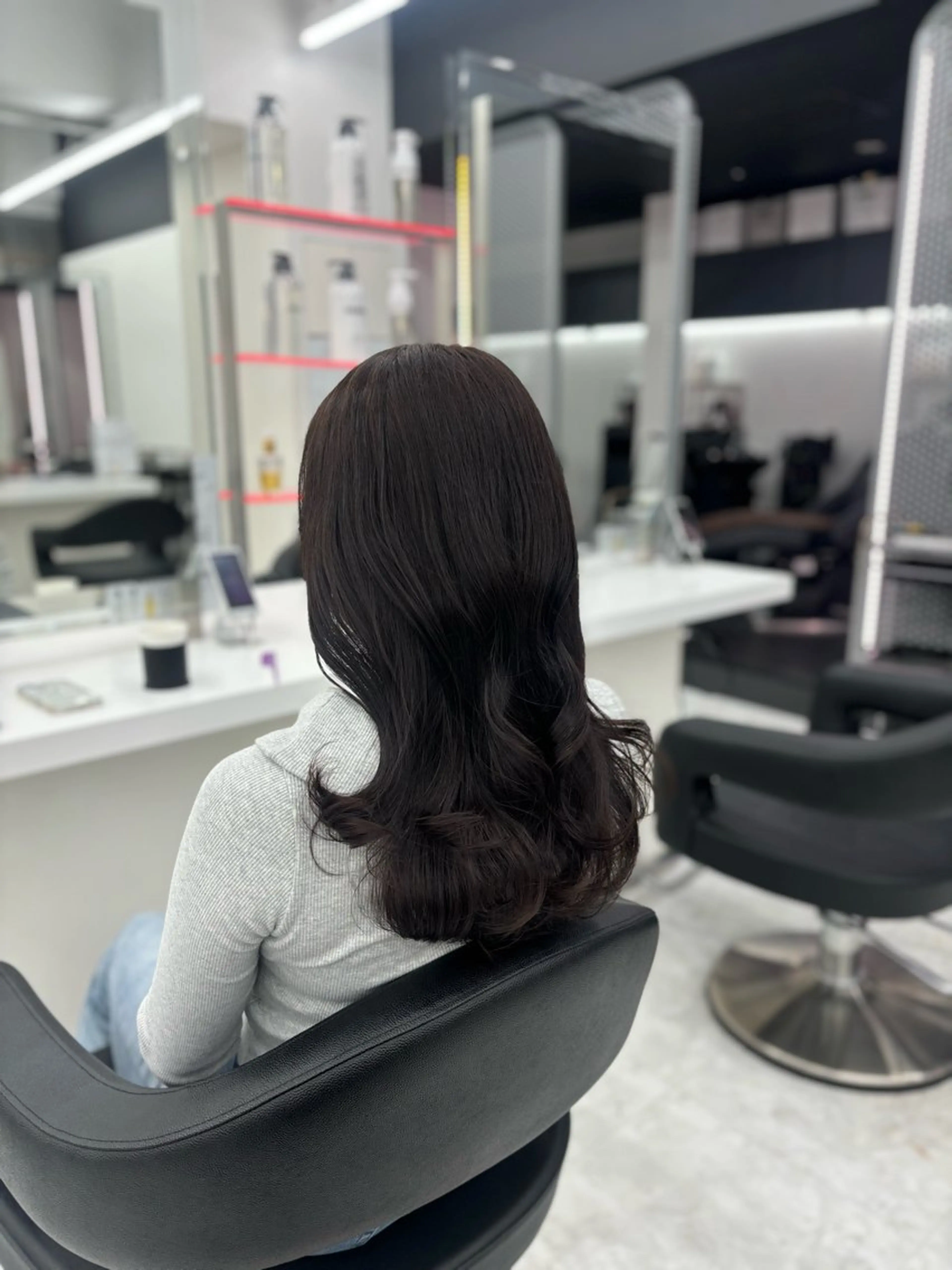 ロング カラー ヘアカラー 🤍レイヤー/顔周り 暖色hirari🤍のヘアスタイル