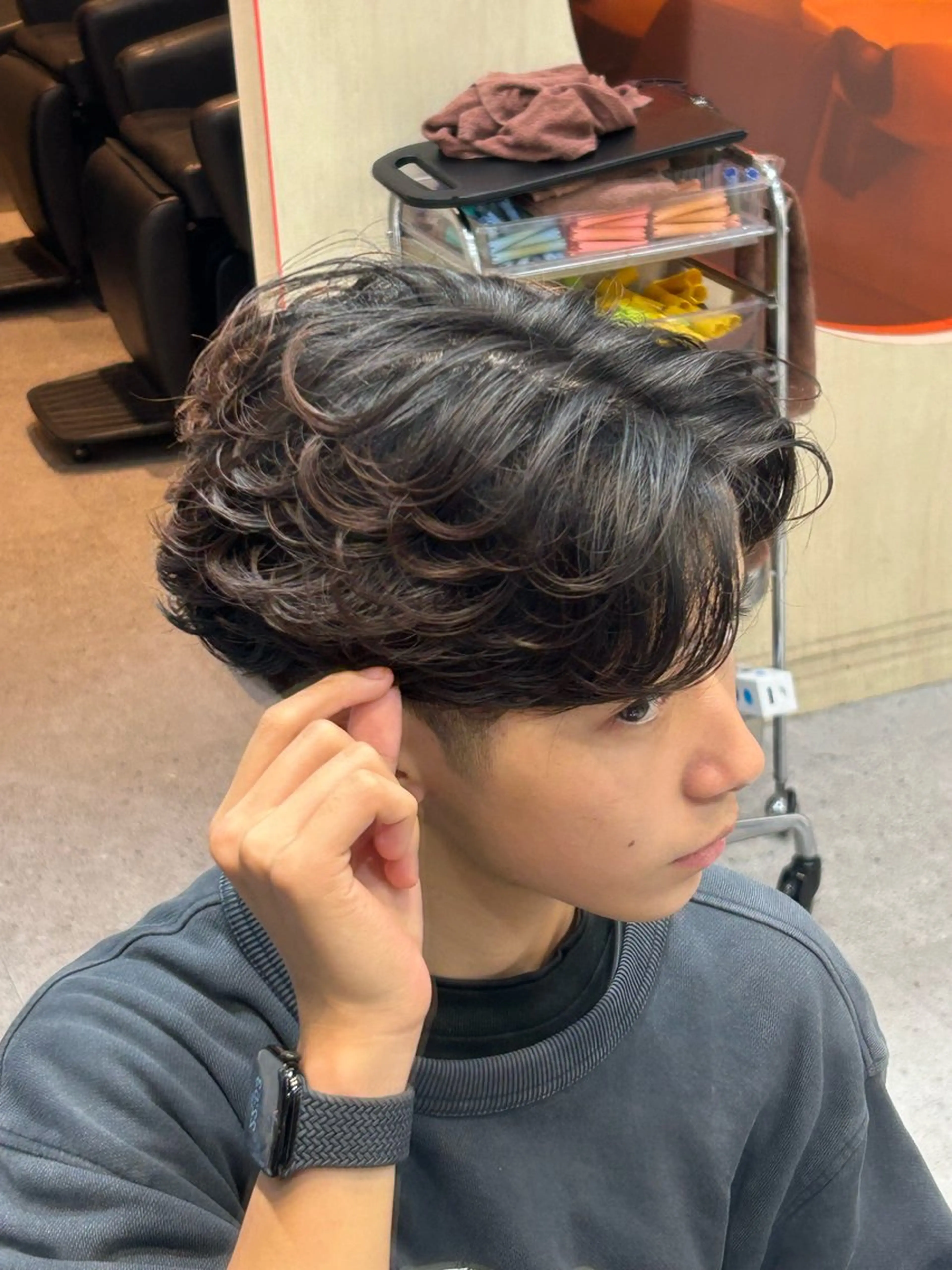 パーマ メンズ カット パーマ fifth渋谷所属・fifth春山 凜乃介のヘアスタイル