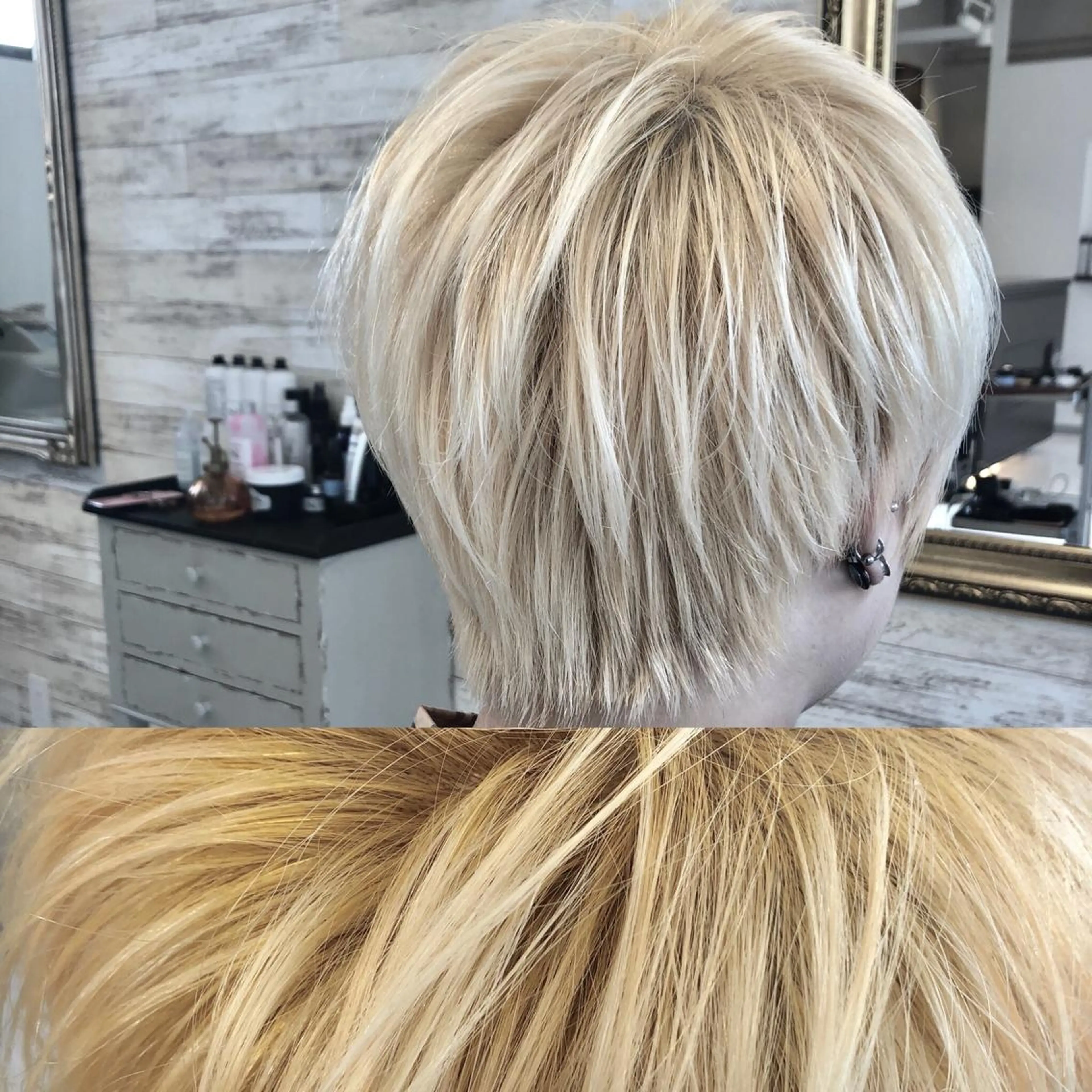 カラー ブリーチ MARDI GRAS 蘭丸のヘアスタイル