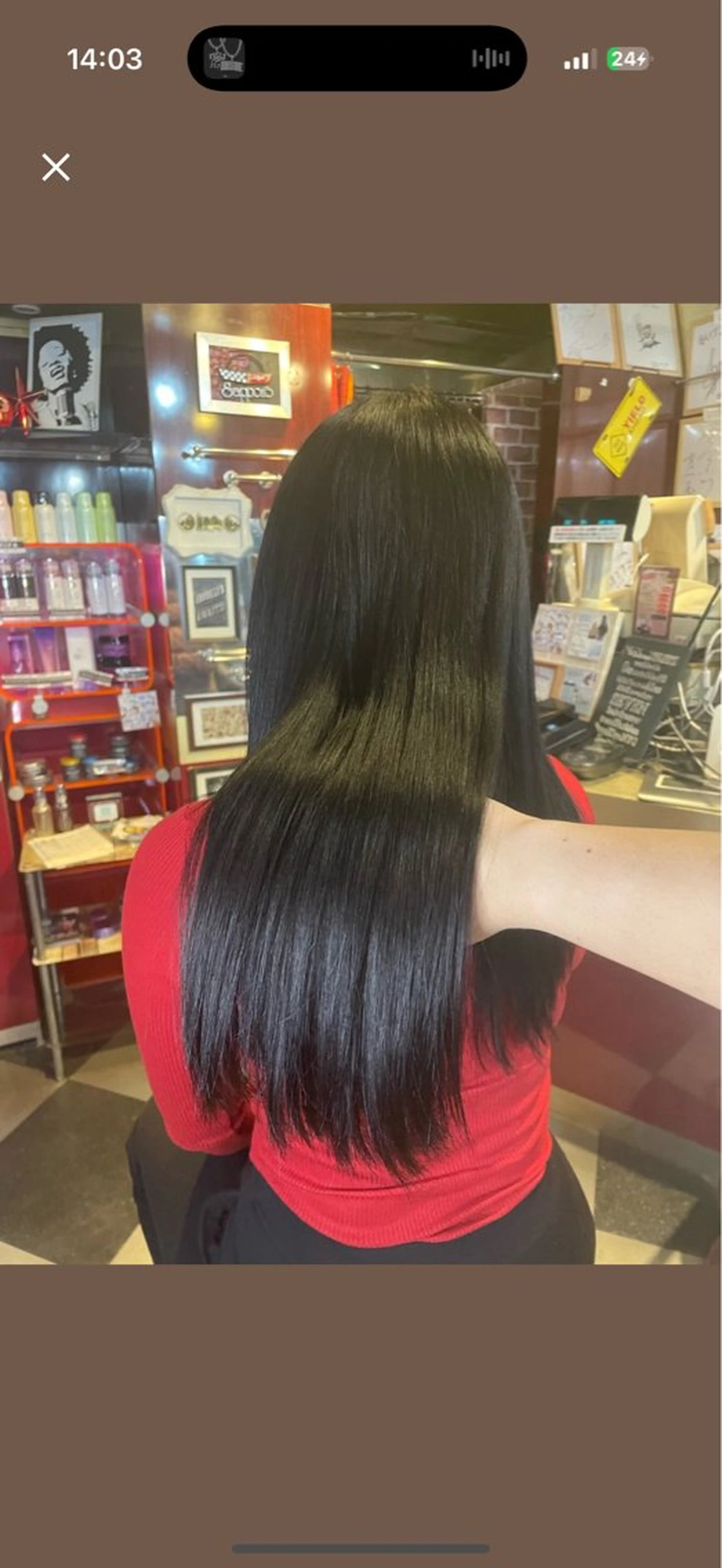 ロング トリートメント カラーモデル募集中 横浜石川町CHIRIのヘアスタイル