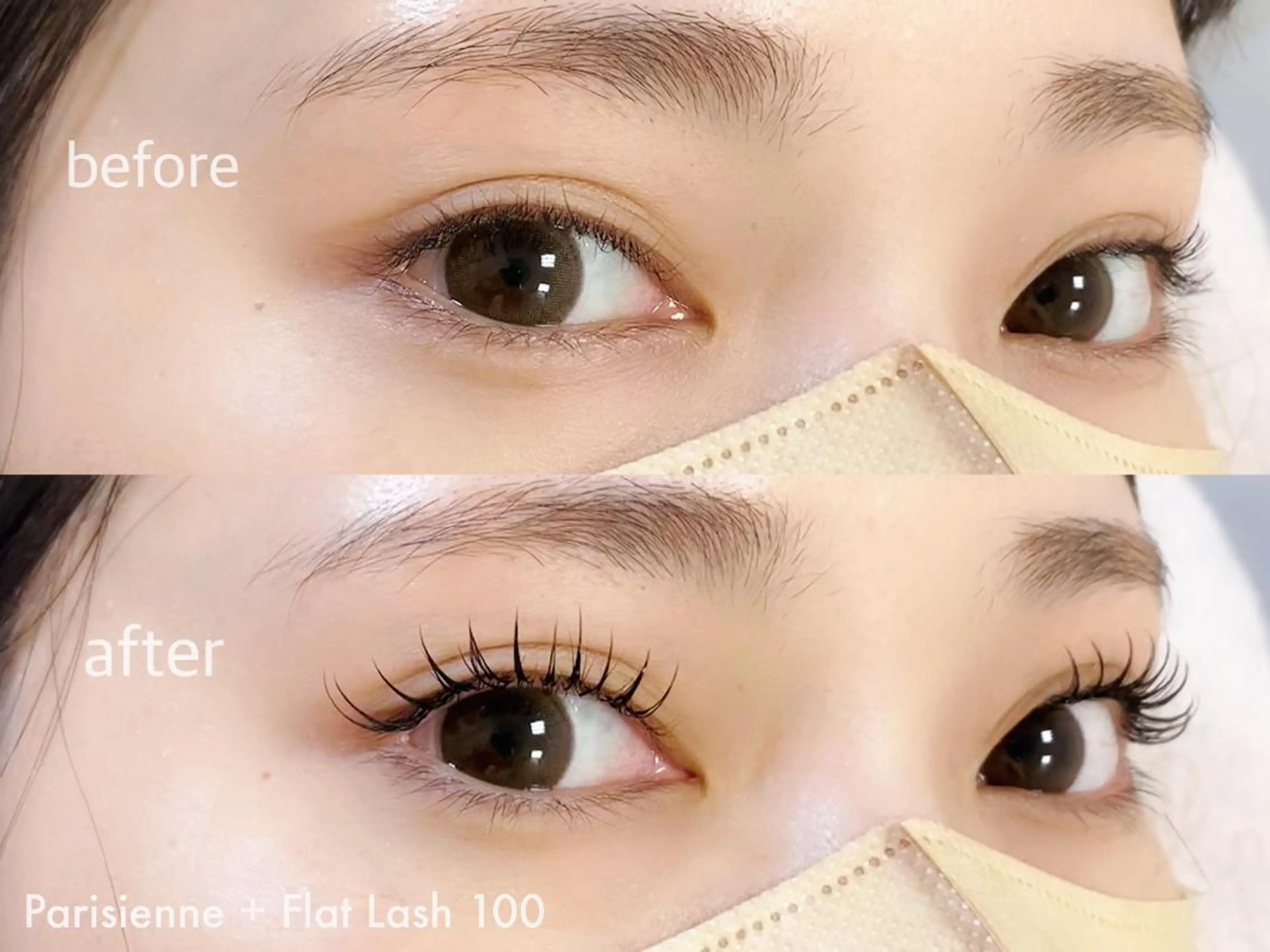 マツエク・マツパ 束感まつ毛 韓国風マツエク パリジェンヌラッシュリフト まつげパーマ 下まつげエクステ マツパ viviAiles ♡⃛ Ruiのマツエク・マツパデザイン