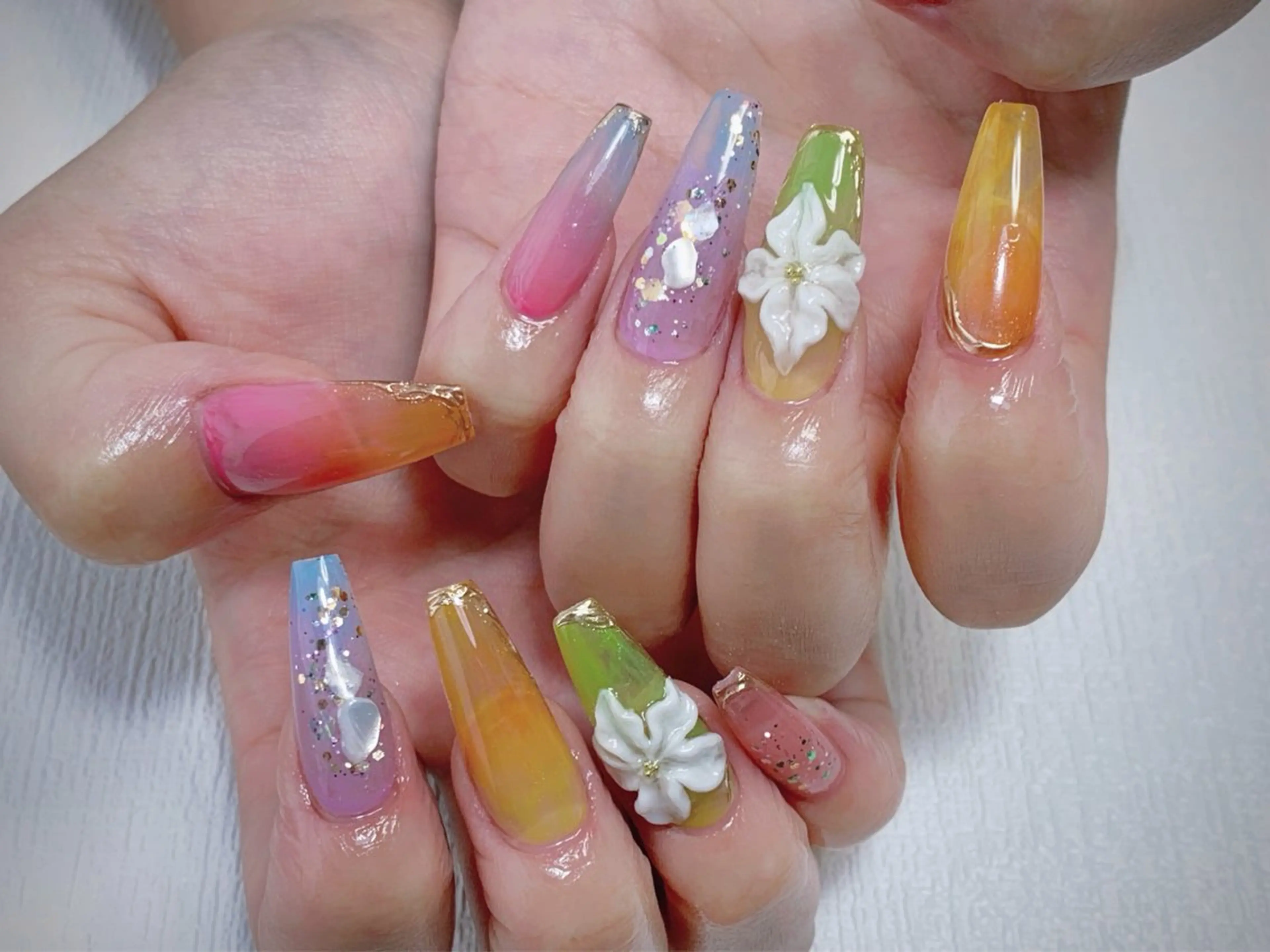 【チップ長さ出し】 持ち込み 180分デザイン🎀の写真