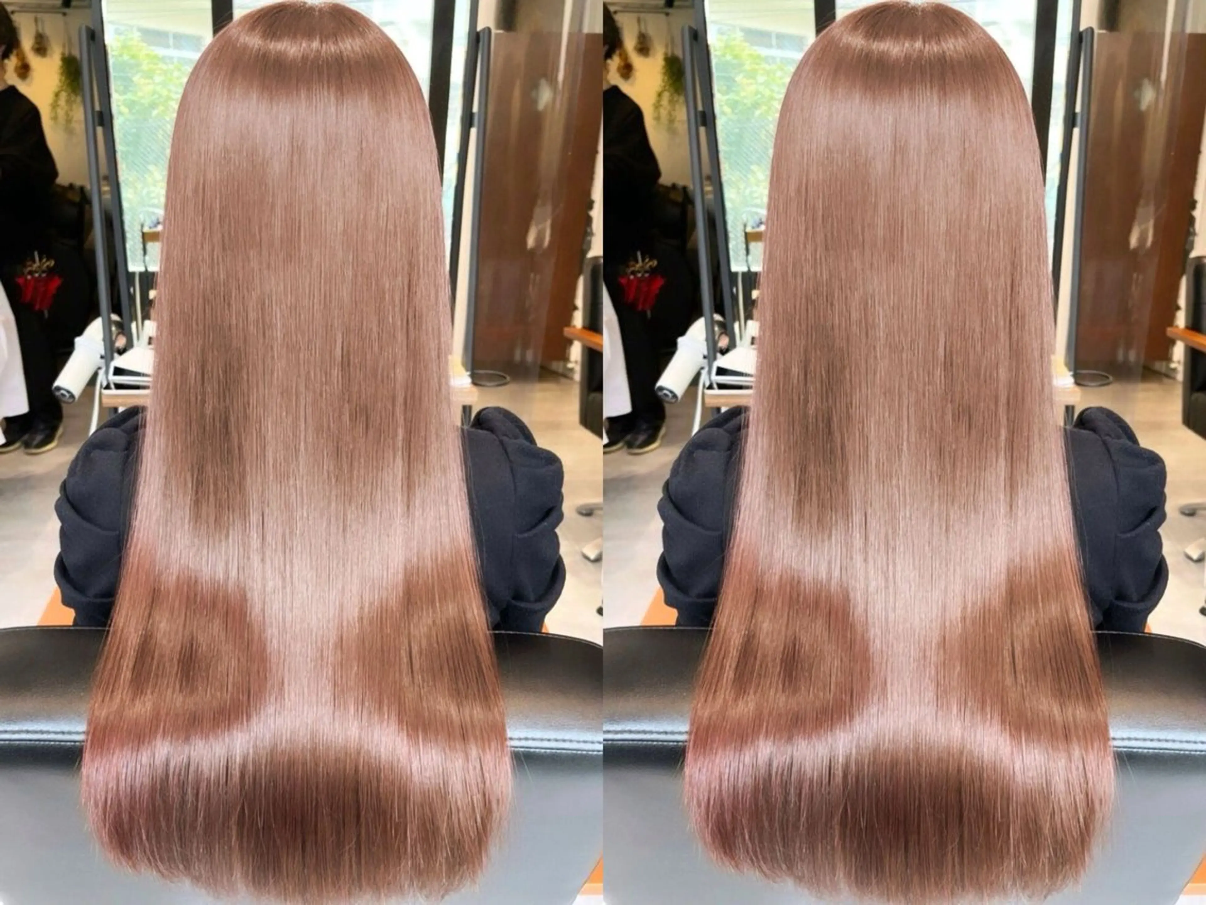 ロング ヘアカラー 縮毛矯正 トリートメント 縮毛矯正・癒し ヘッドスパ🧸心菜のヘアスタイル