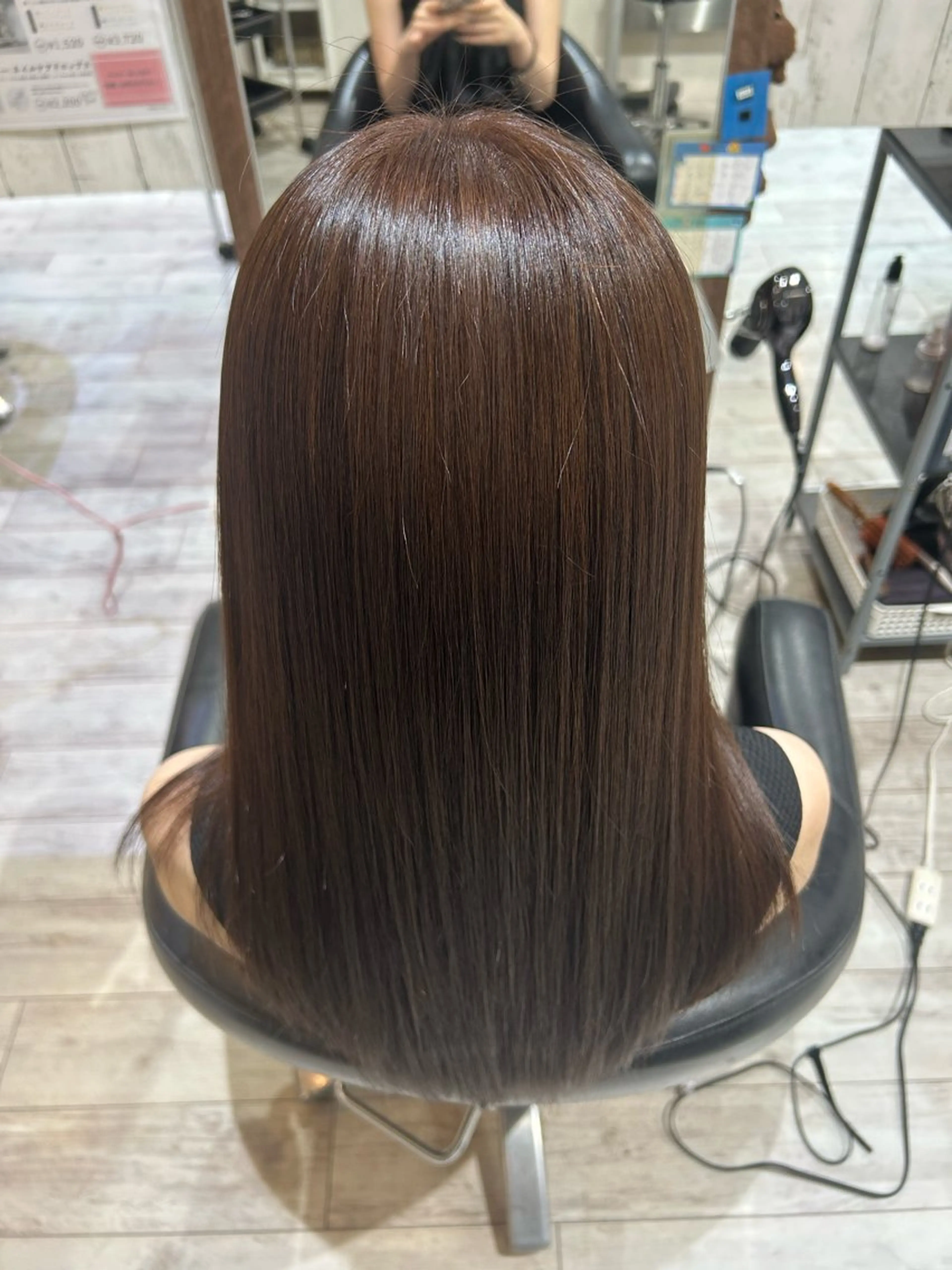 セミロング ヘアカラー トリートメント 田野 竣太のヘアスタイル