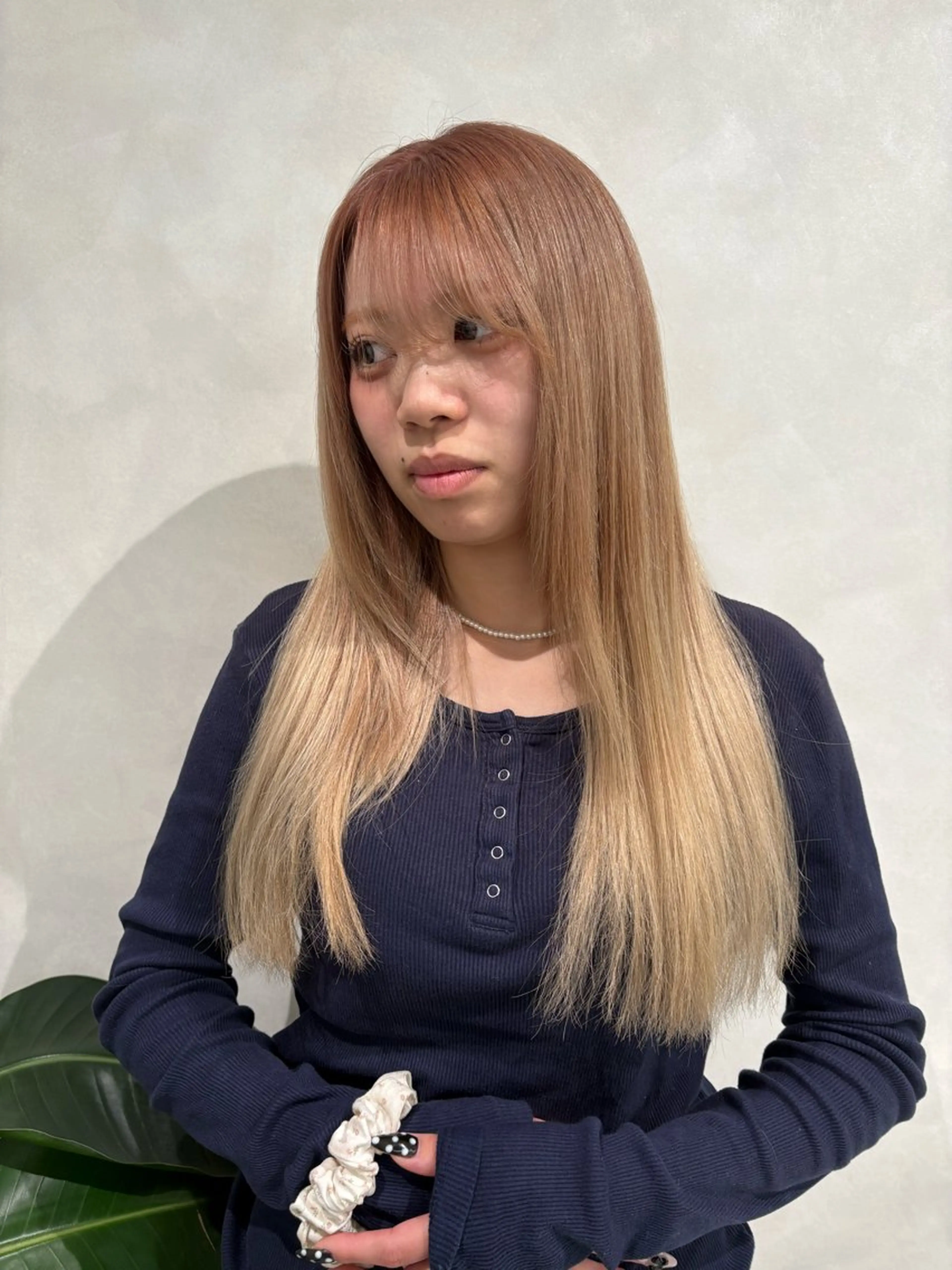 ロング ヘアカラー 森住 優香のヘアスタイル