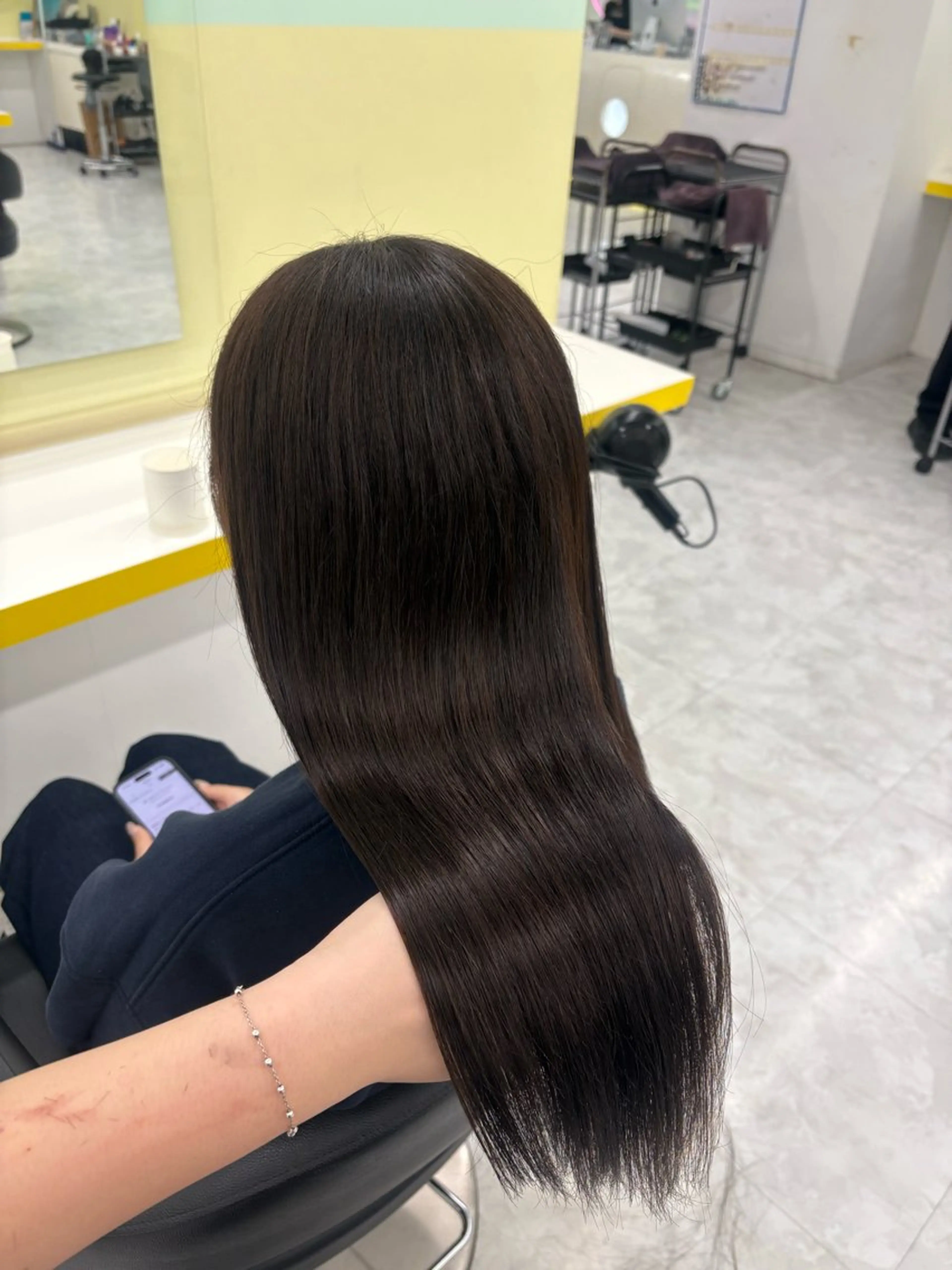 ロング カラー ヘアカラー トリートメント 💍透明感スタイル 横浜💍MIU💍のヘアスタイル