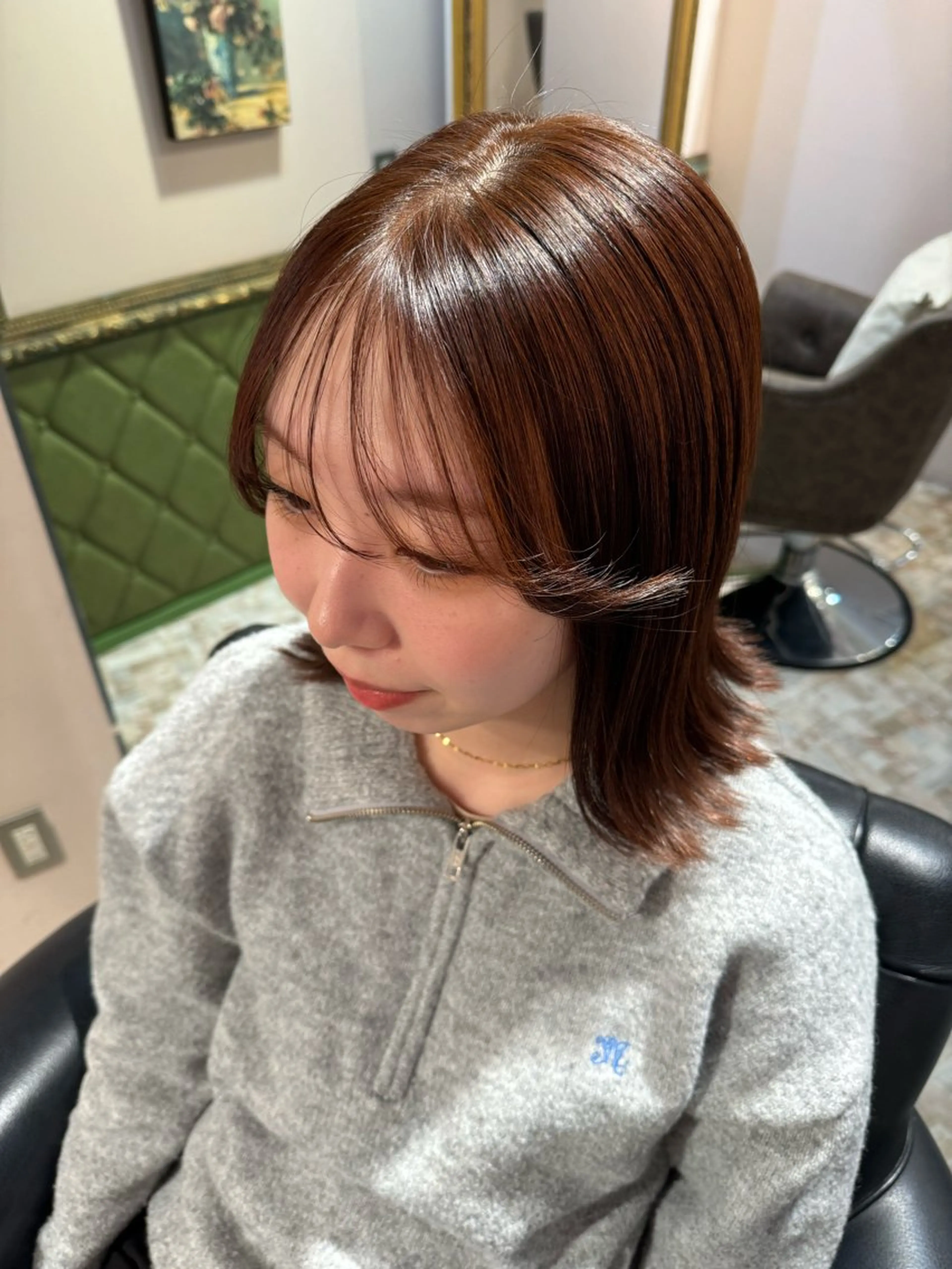 ミディアム カラー ヘアカラー haruna🐈🎀 / Lita 4Fのヘアスタイル