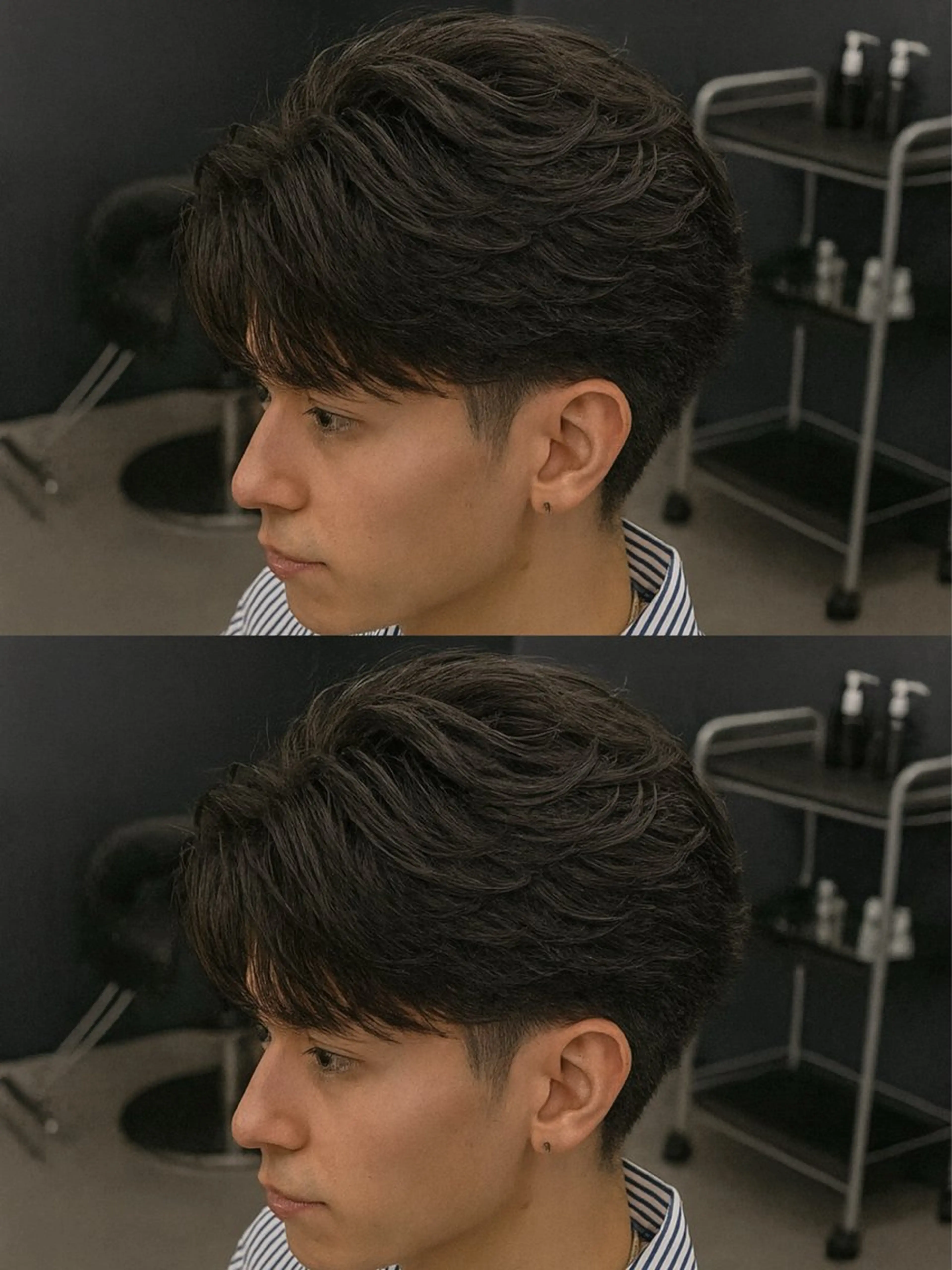 ミディアム パーマ ヘアアレンジ メンズ ミディアムパーマ メンズパーマ メンズツイストパーマ 波巻きパーマ ツイストパーマ 💥メンズ特化美容師 "小林 海斗"💥のヘアスタイル