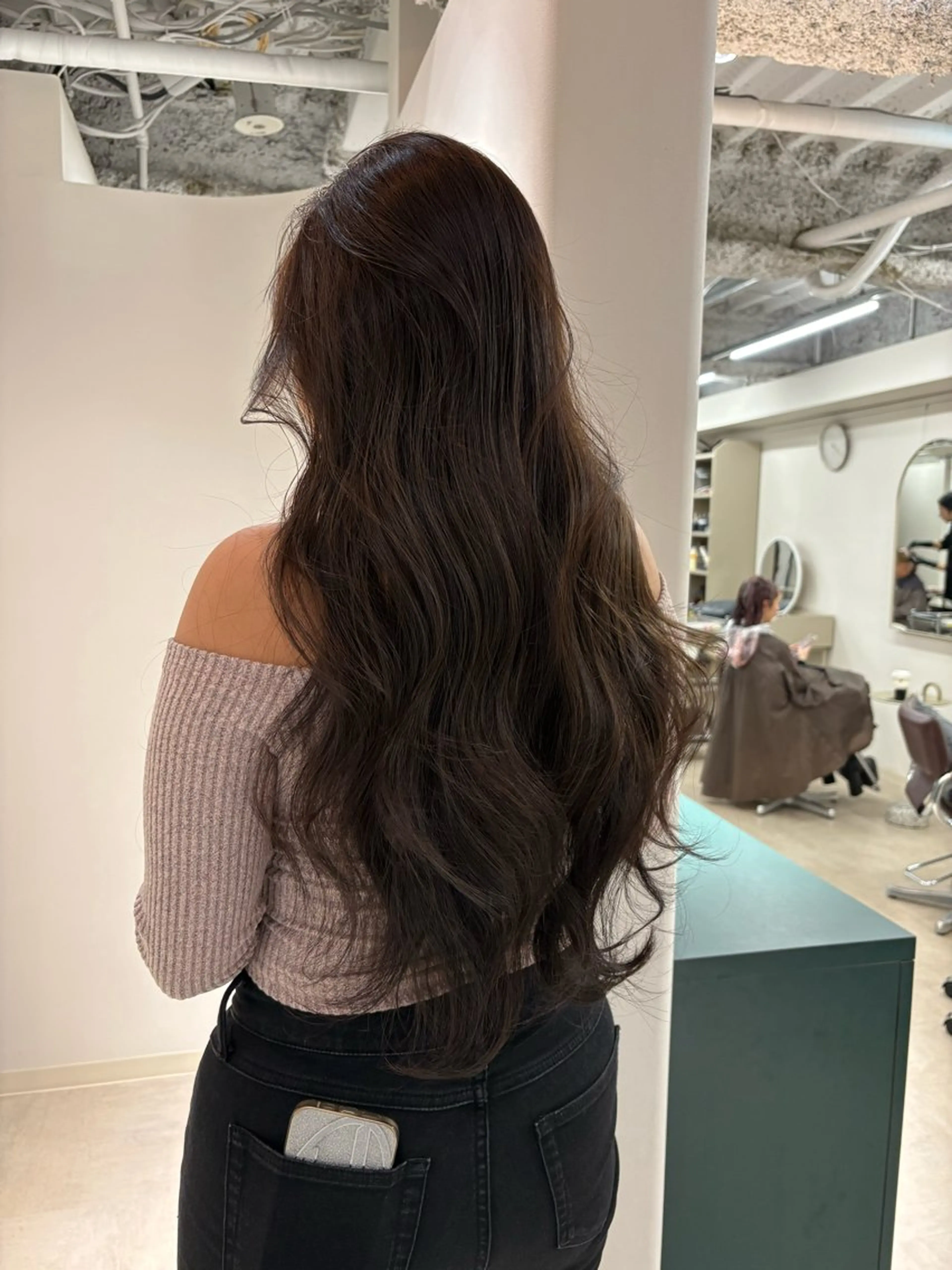 ロング カラー カット ヘアカラー トリートメント HIKARU副店長/ ✨️髪質改善のヘアスタイル