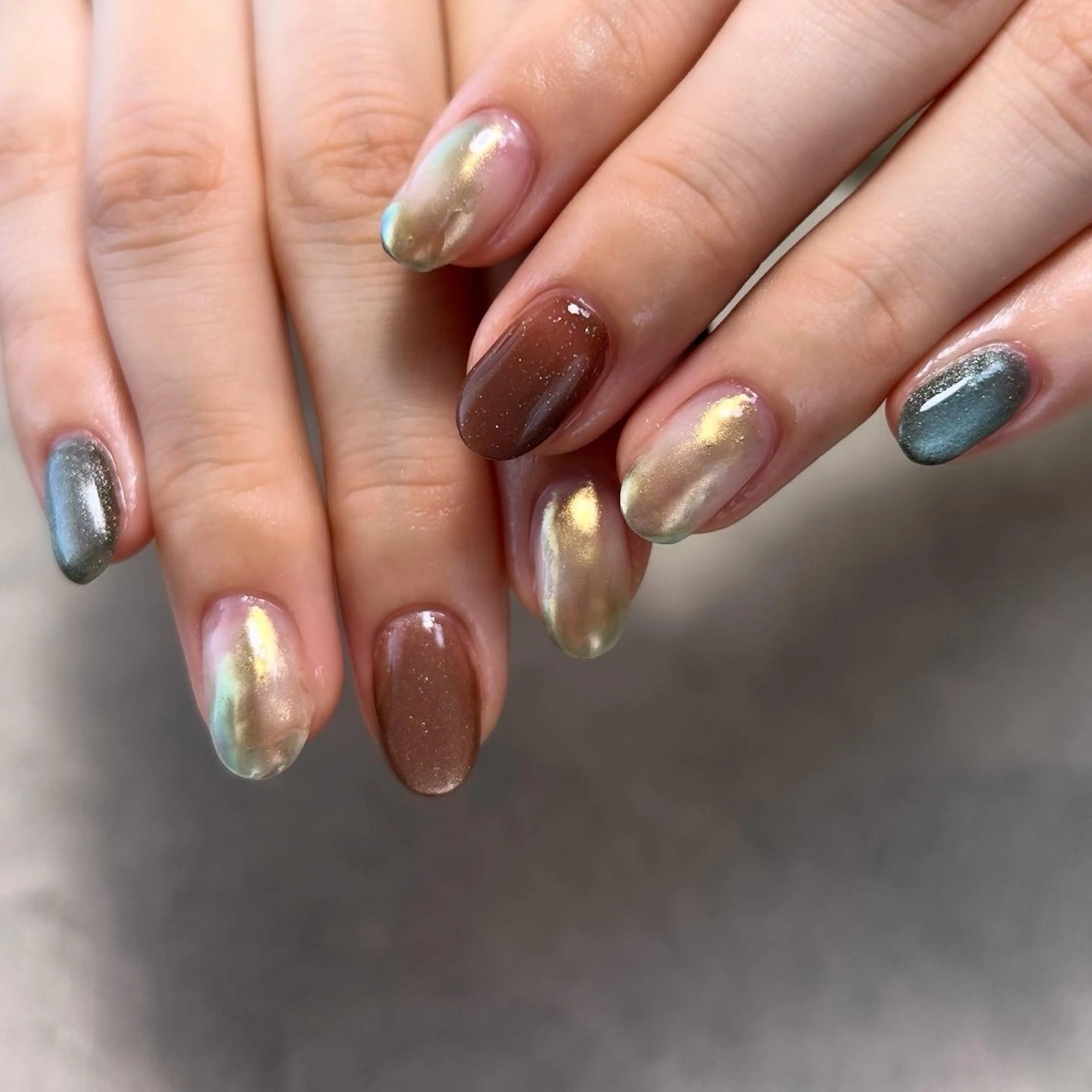ネイル 冬ネイル クリスマス ハンドネイル nailsalon magentaのネイルデザイン
