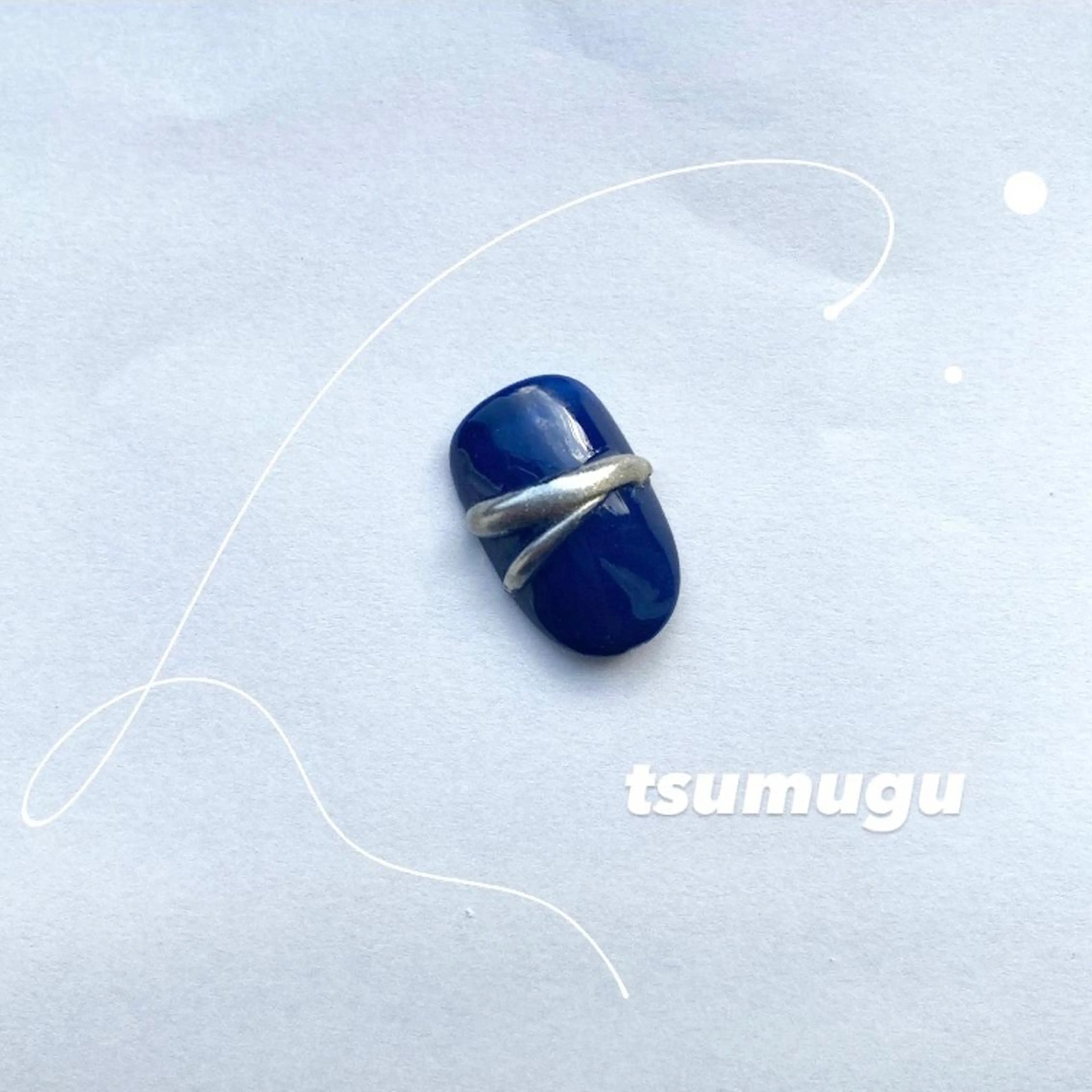 ネイル ミラーネイル ニュアンスネイル シンプルネイル 春ネイル 夏ネイル つむぐ サロンのネイルデザイン