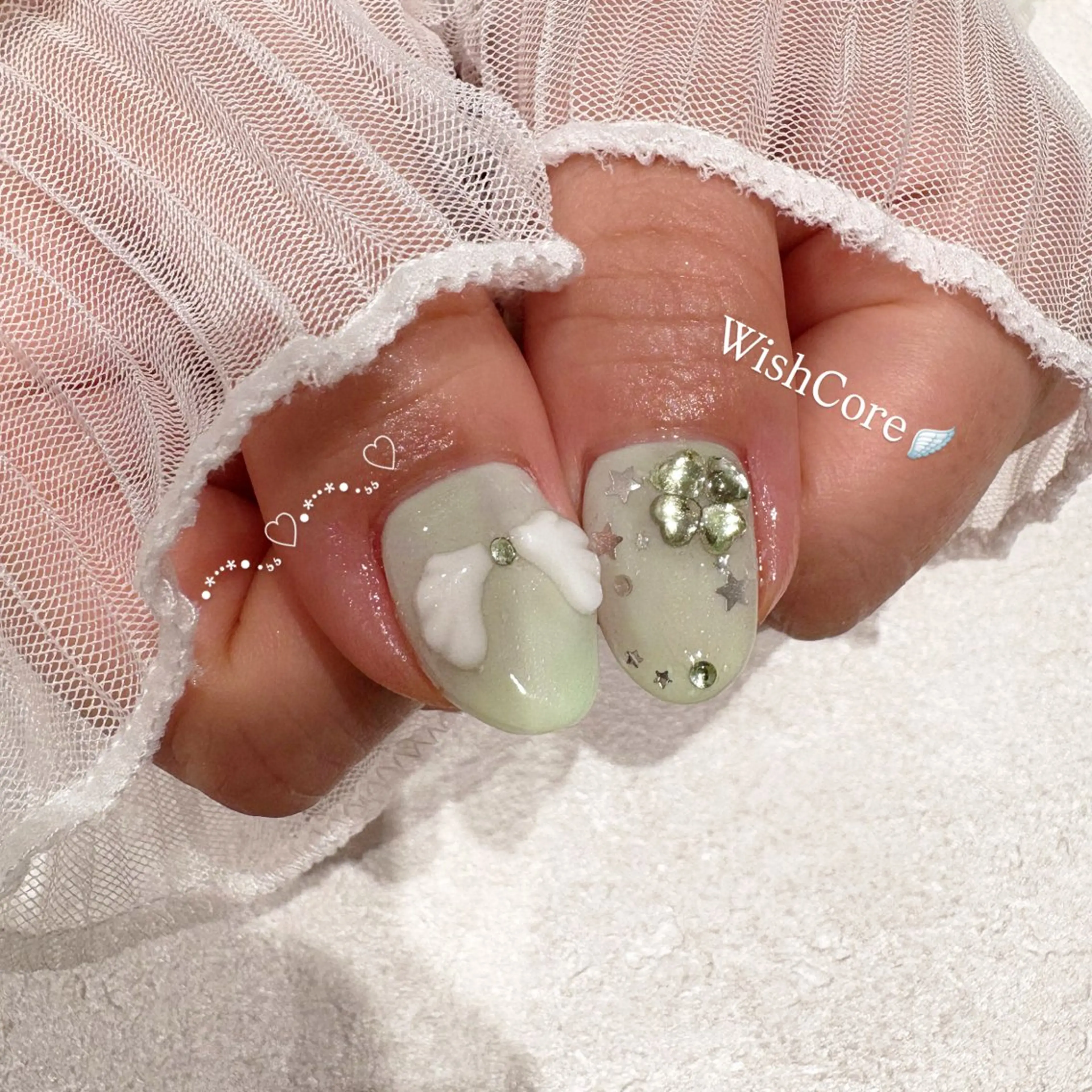 ネイル パステルネイル ハンドネイル She nail studio 原宿所属・パラジェル有/ スカルプ/mahoのネイルデザイン