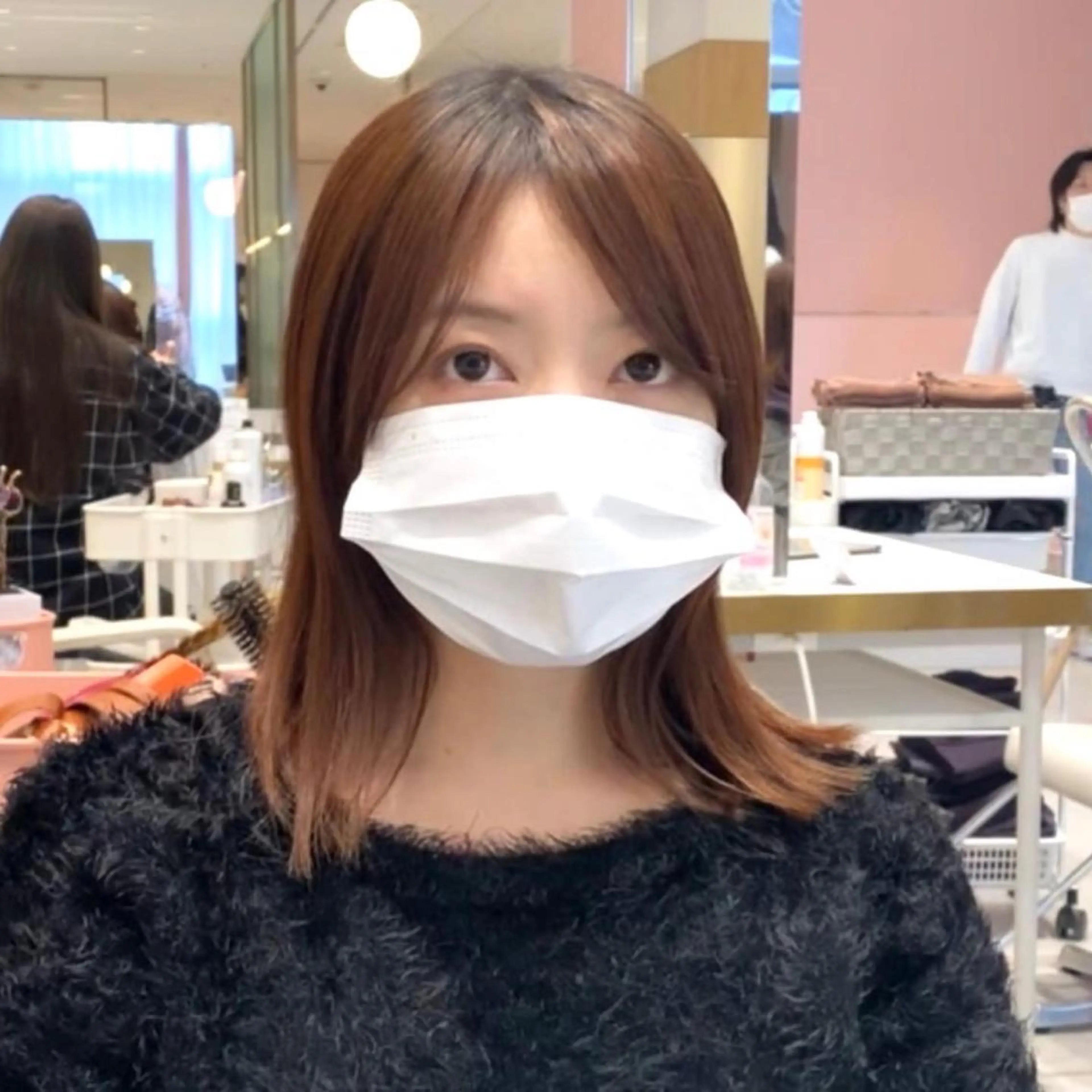 ミディアム カット ヘアカラー トリートメント 韓国くびれレイヤー 🇰🇷はづきのヘアスタイル