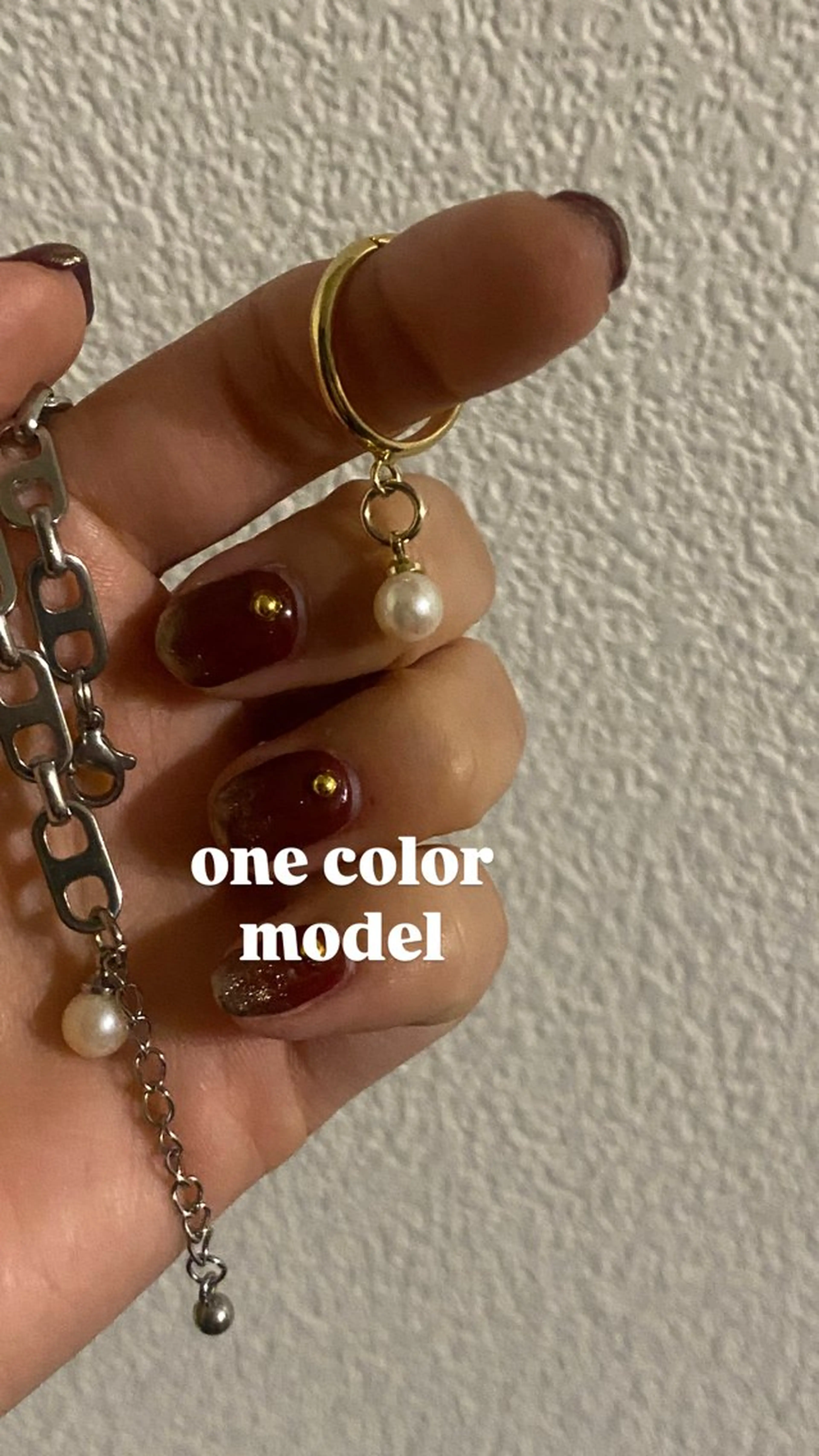 【練習モデル】4色から選べる!ワンカラーネイル¥700💅※注意事項を必ずご確認の上、ご予約くださいの写真