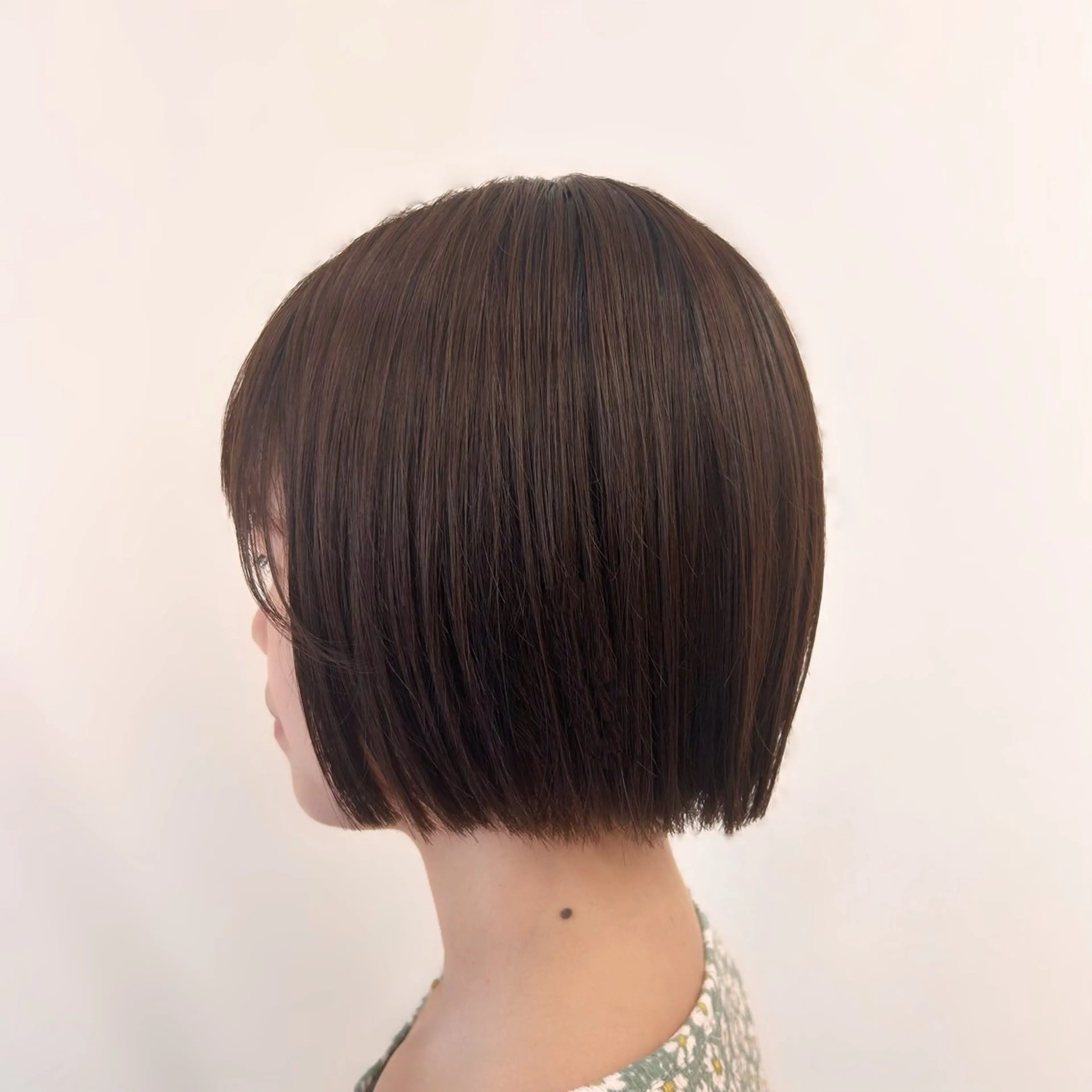 ショート 切りっぱなしボブ ボブ カット 【モデル募集中】りの ルネ北千住店のヘアスタイル