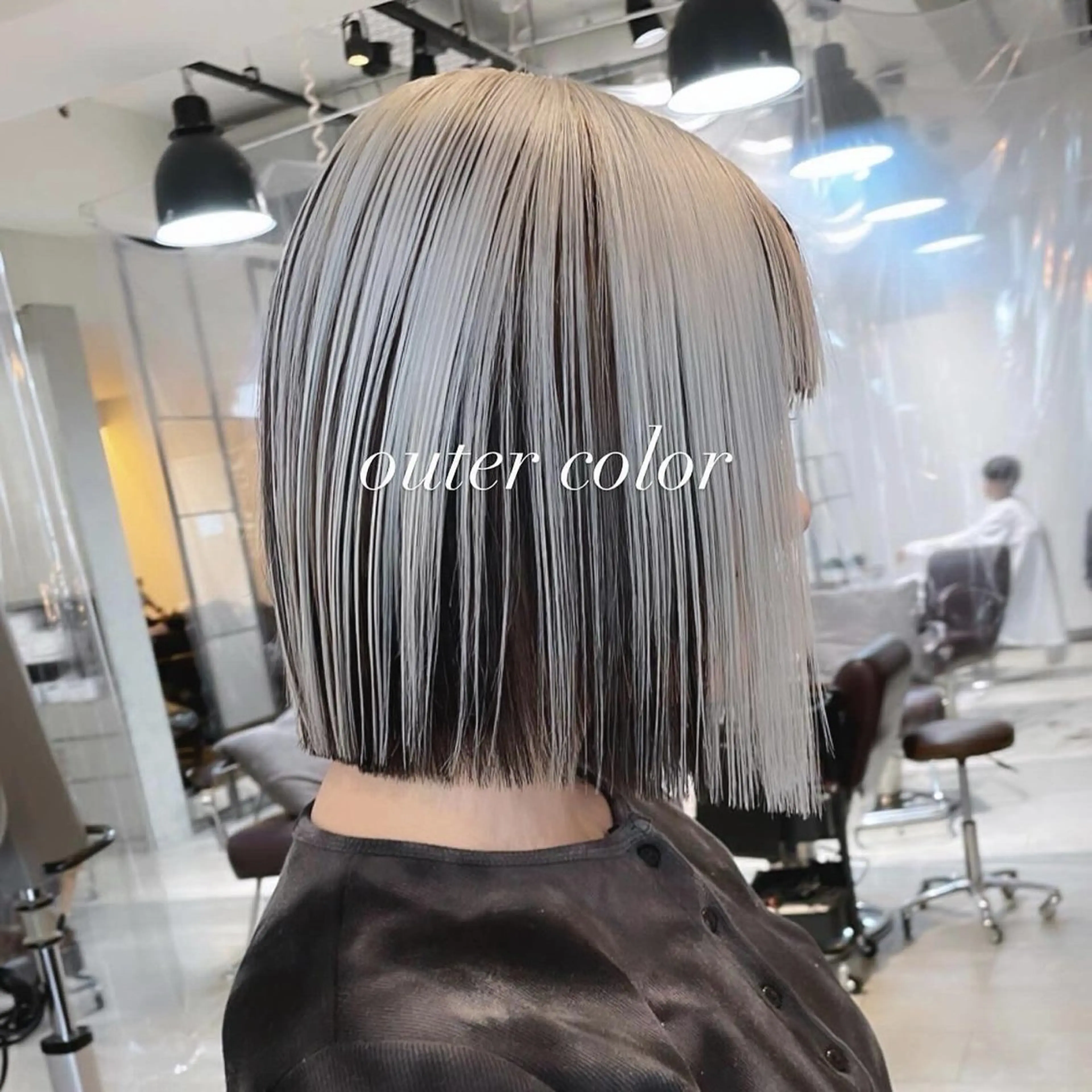 ミディアム カラー カット ヘアカラー トリートメント ヘアセット 💜ハイトーン💛 マジカルかいちゃんのヘアスタイル