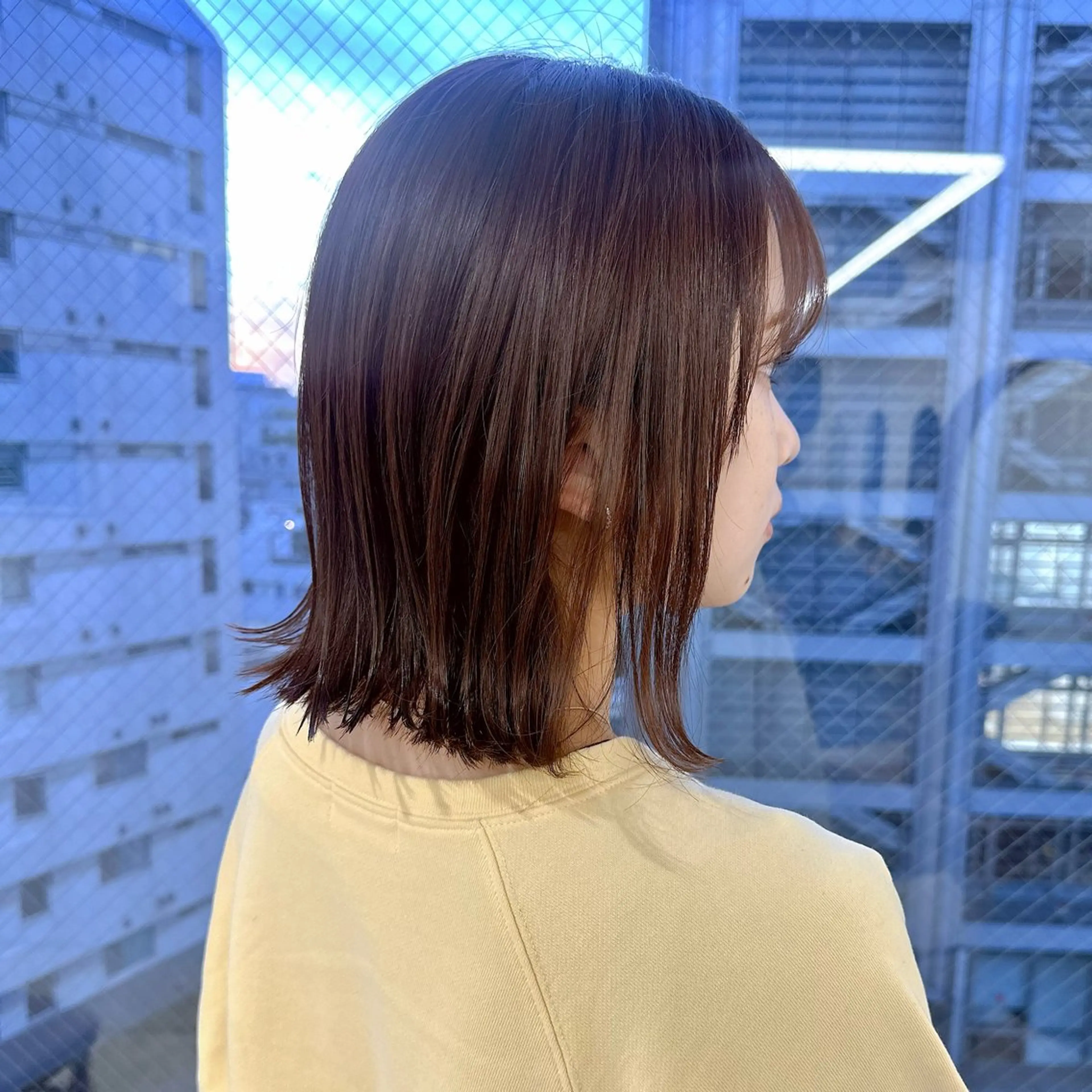 ミディアム カラー カット ヘアカラー トリートメント ブリーチなし/レイヤ ー特化🌈Tommyのヘアスタイル