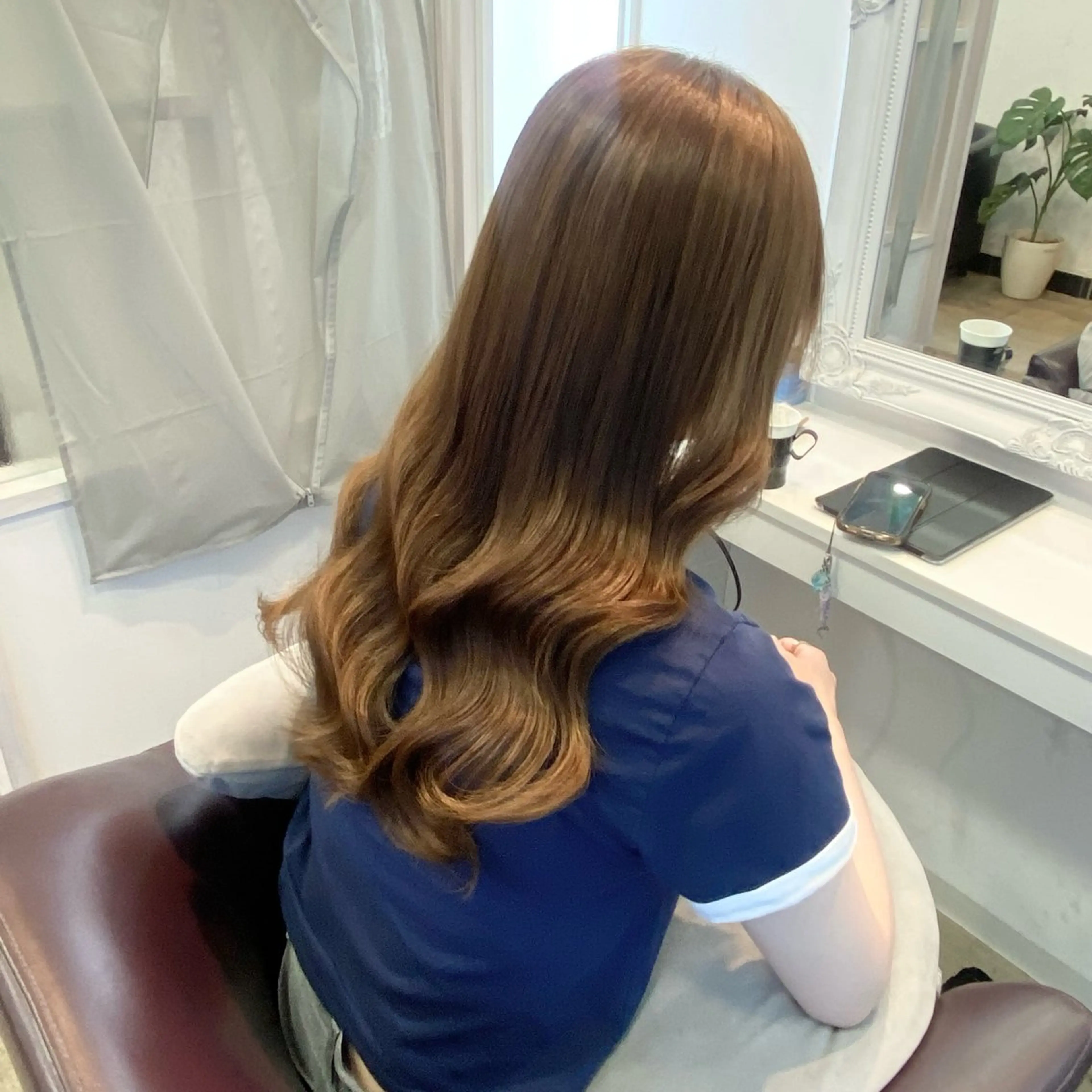 ロング カラー ベージュカラー 透明感カラー ミルクティーベージュ ヘアカラー トリートメント 山口 沙織 /大森🪞🎀のヘアスタイル