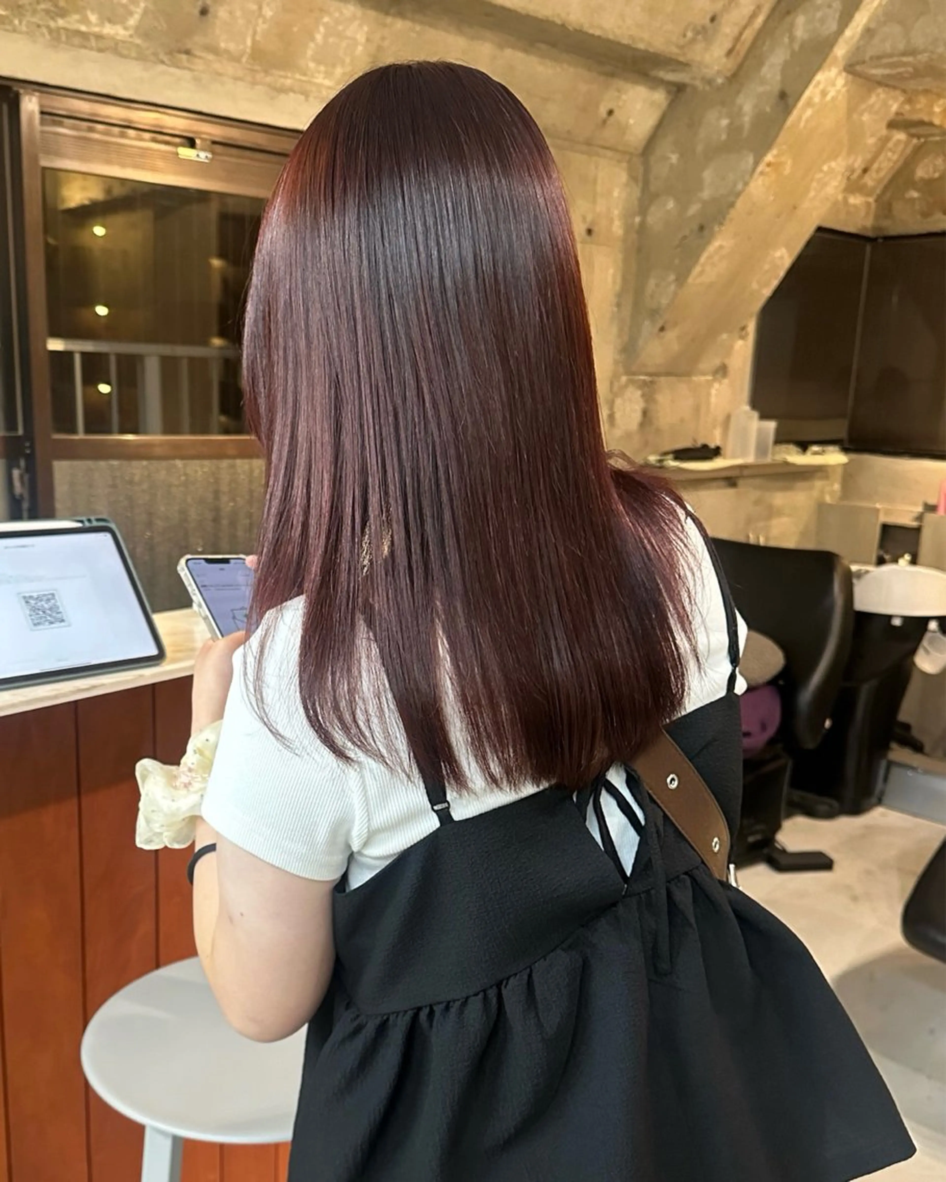 セミロング カラー カット ヘアカラー トリートメント 暖色/レイヤーカット 🌙オノユリカのヘアスタイル