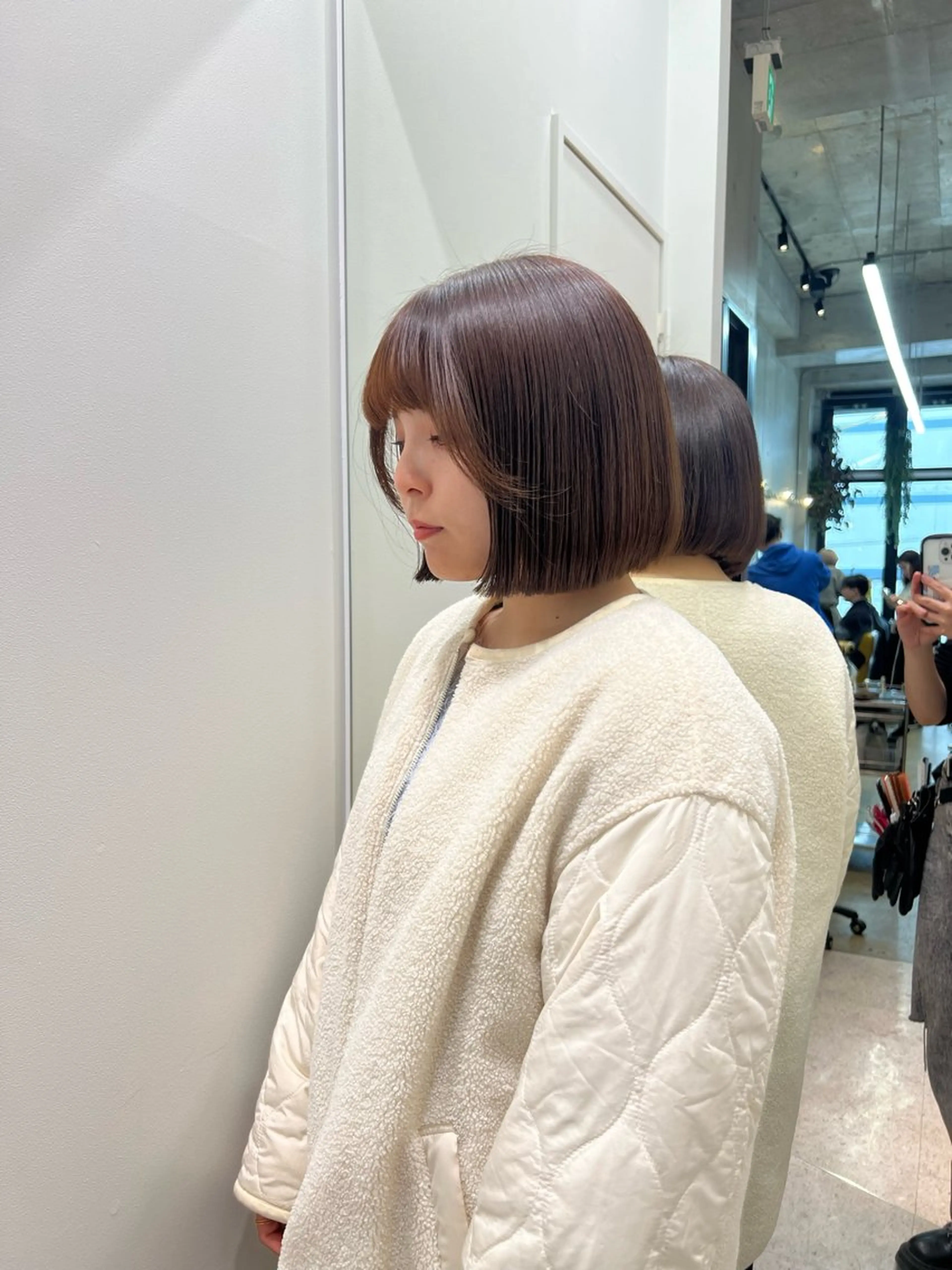 ミディアム カコ♡ ボブ ヘアアレンジのヘアスタイル