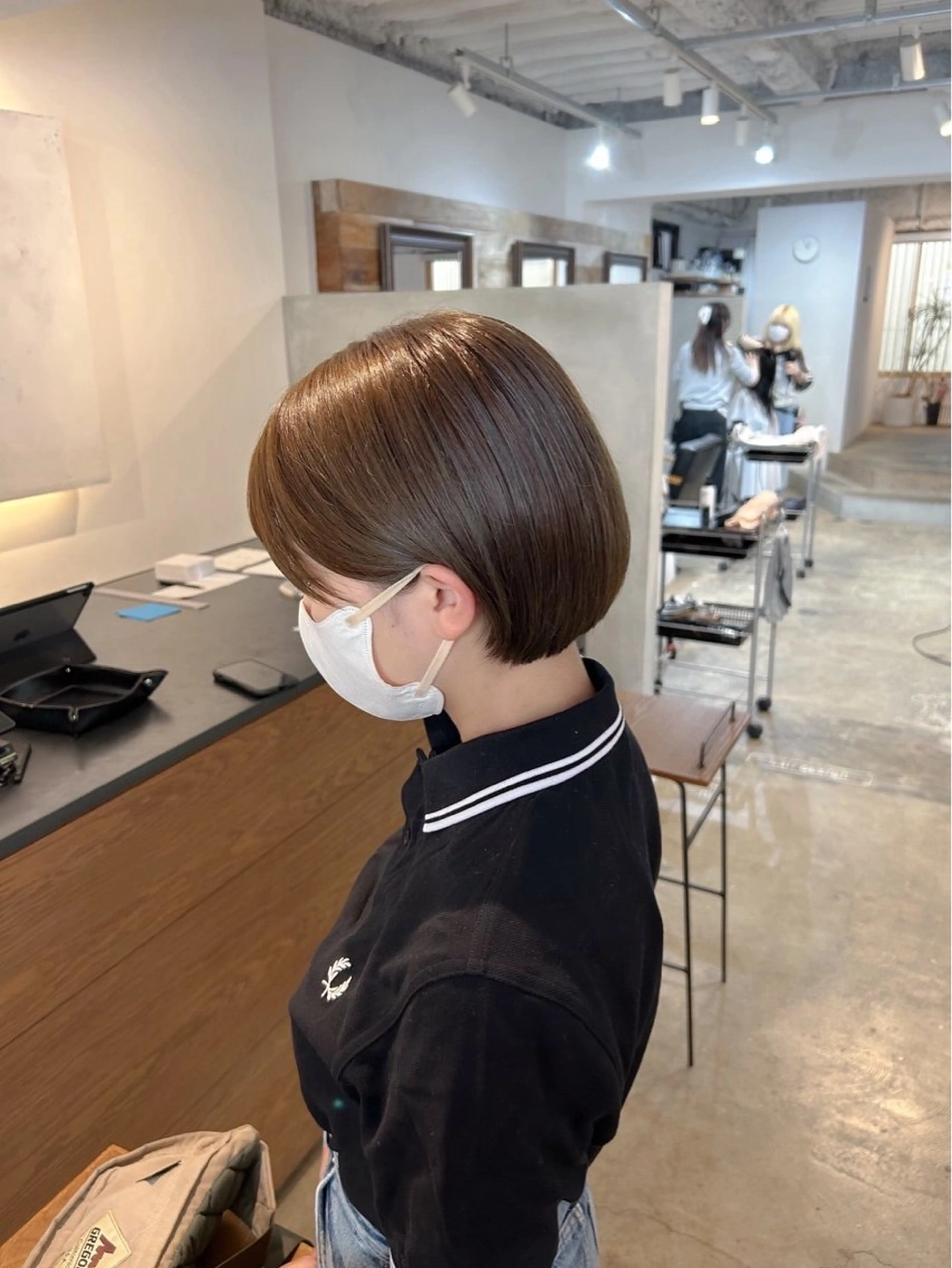 ショート カット トリートメント 宮原 愛果のヘアスタイル