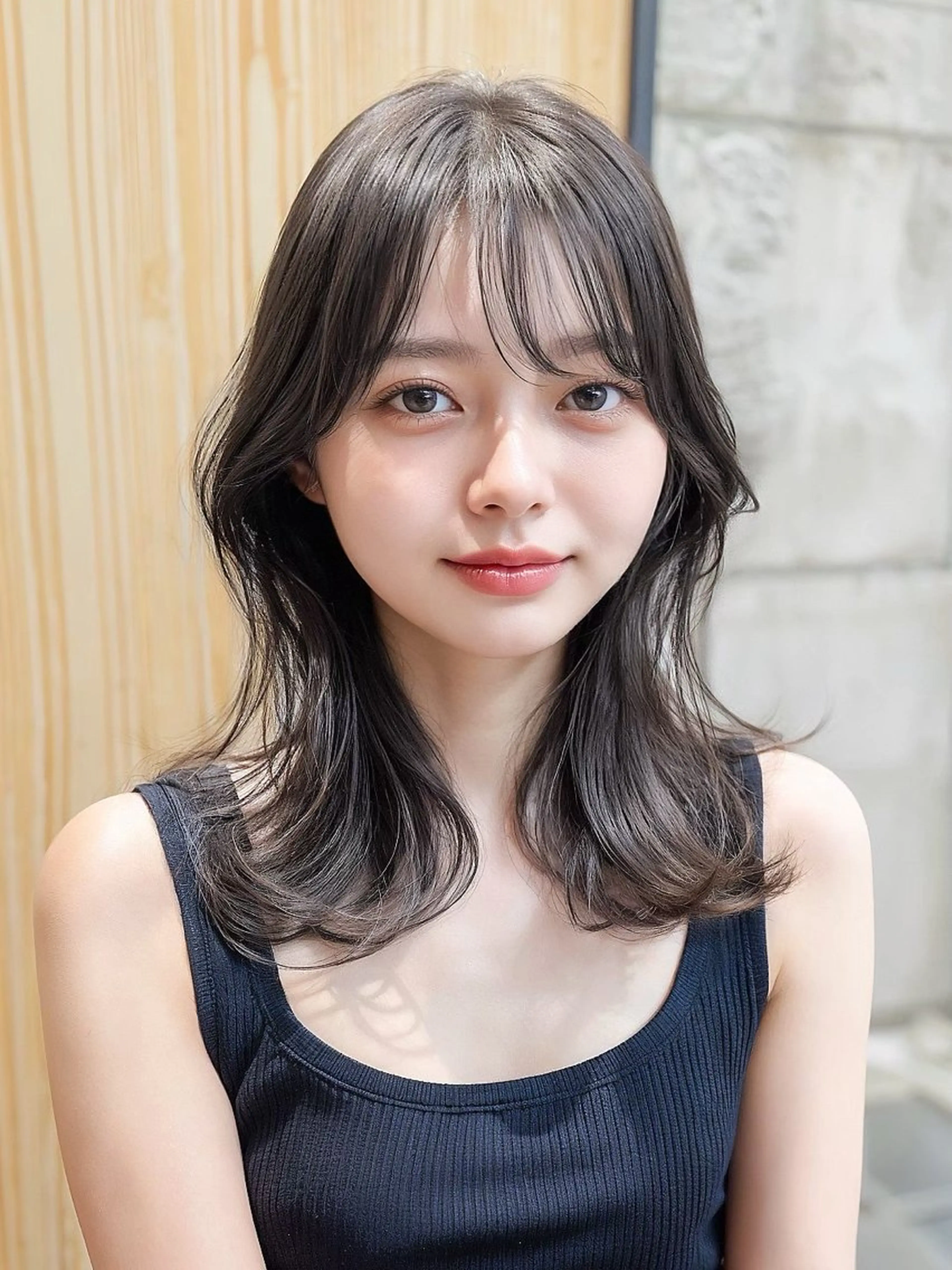 セミロング カラー 🤍店長髪質改善 メテオ縮毛特化🤍のヘアスタイル