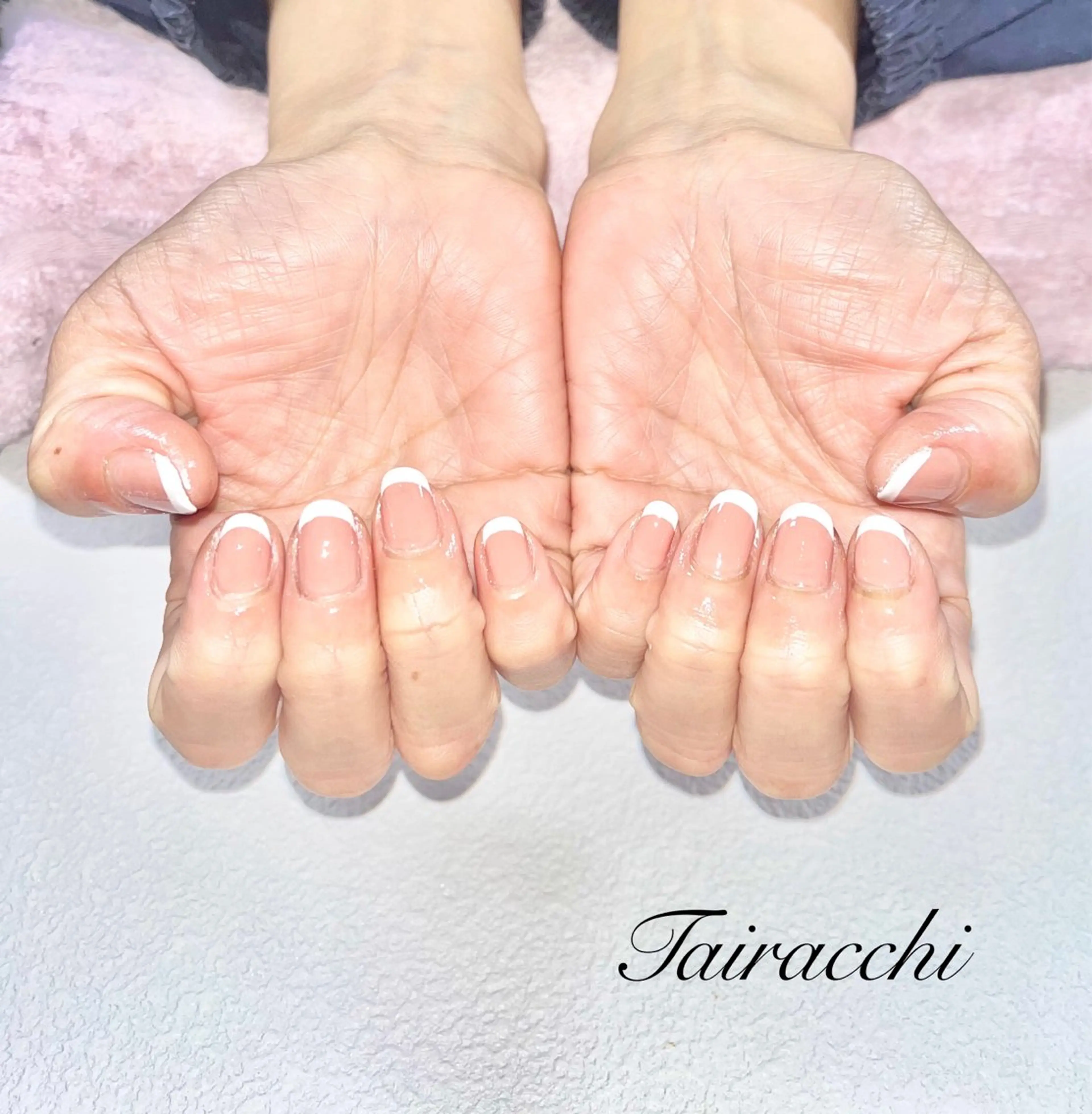 ネイル フレンチネイル Tairacchi ﾀｲﾗｯﾁのネイルデザイン