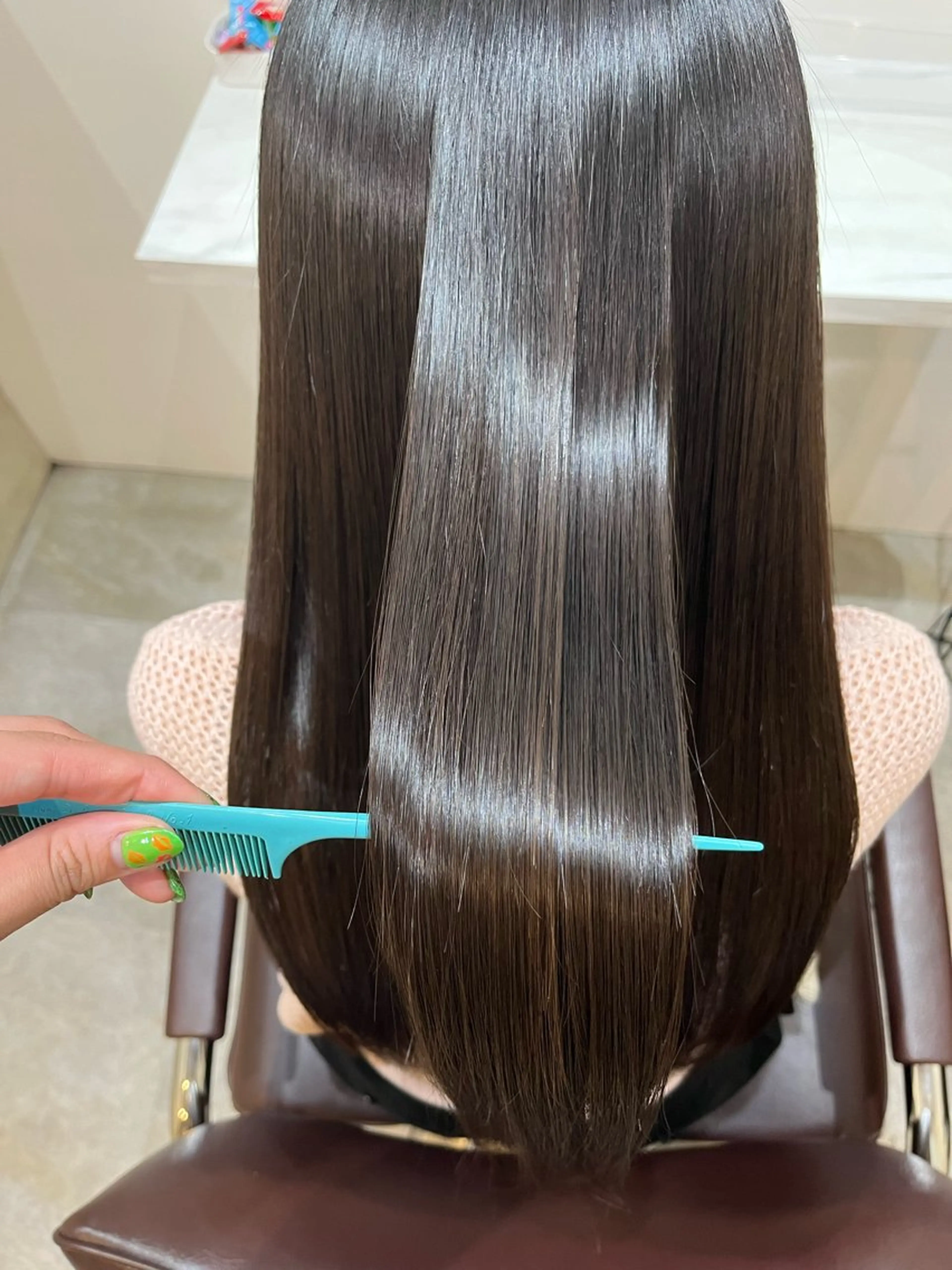 ロング カラー カット ヘアカラー トリートメント 【髪質改善　艶髪】 布川　莉穂のヘアスタイル