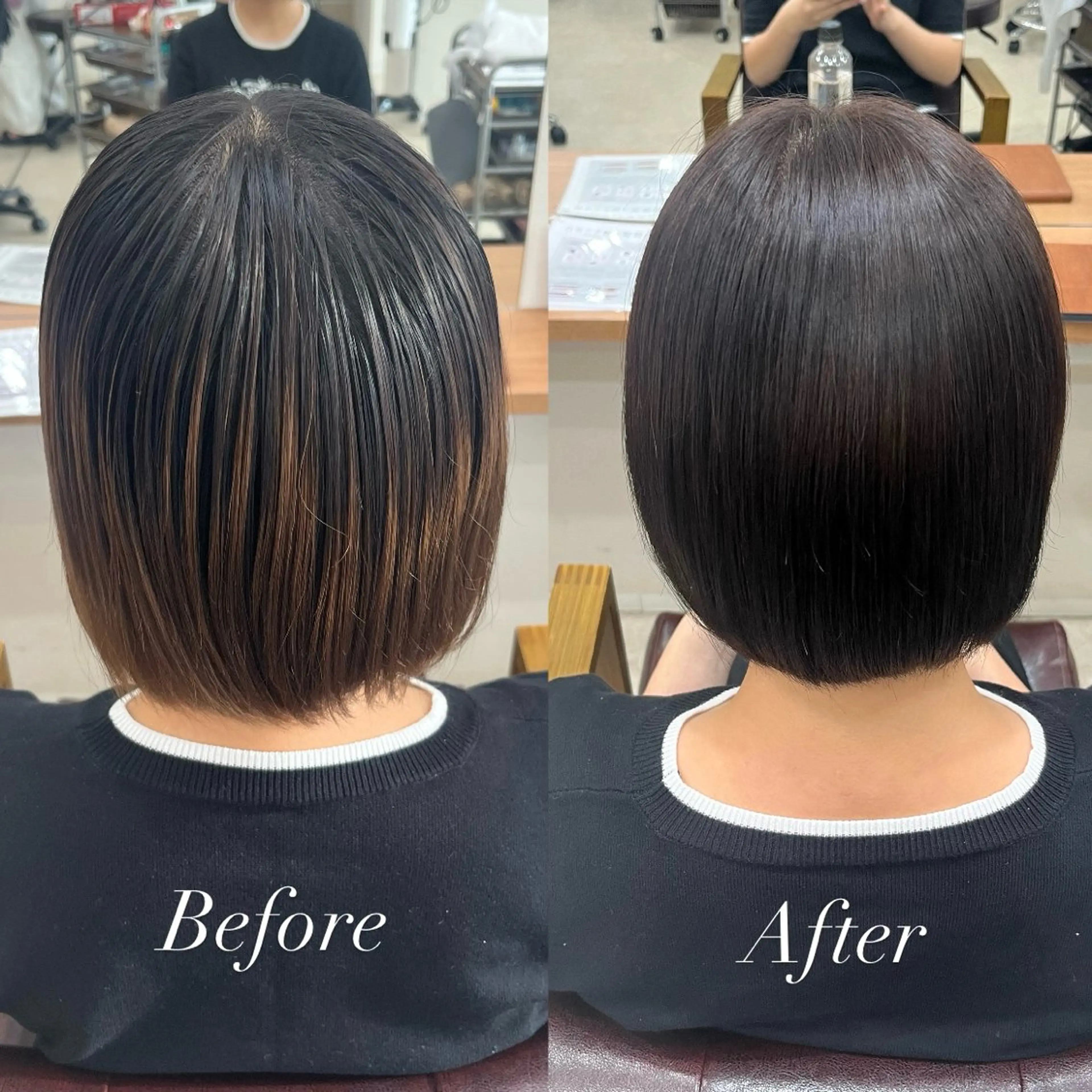カラー ヘアカラー 永井 夢彩のヘアスタイル