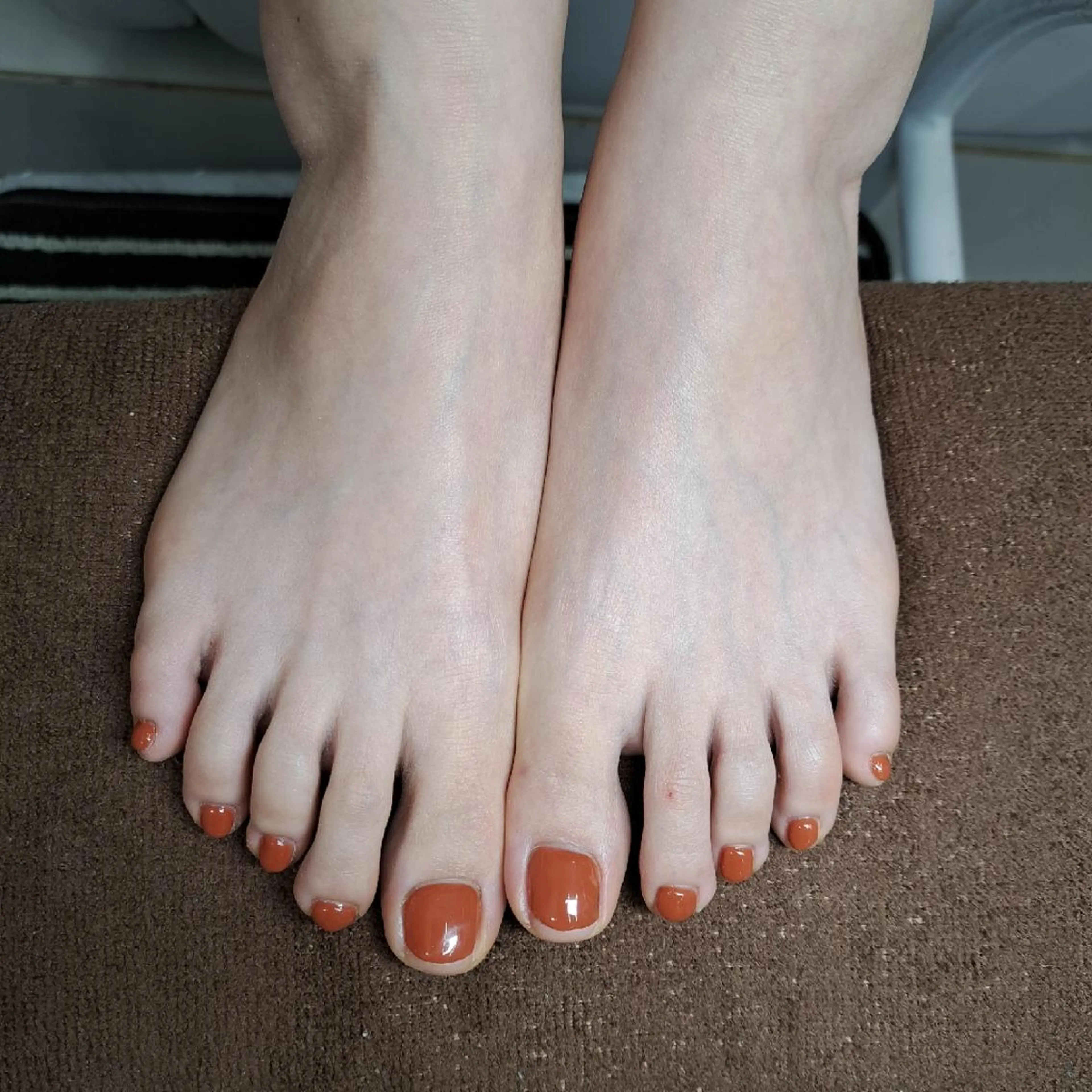 ネイル フットネイル ワンカラーネイル HAYASHI  Nのネイルデザイン