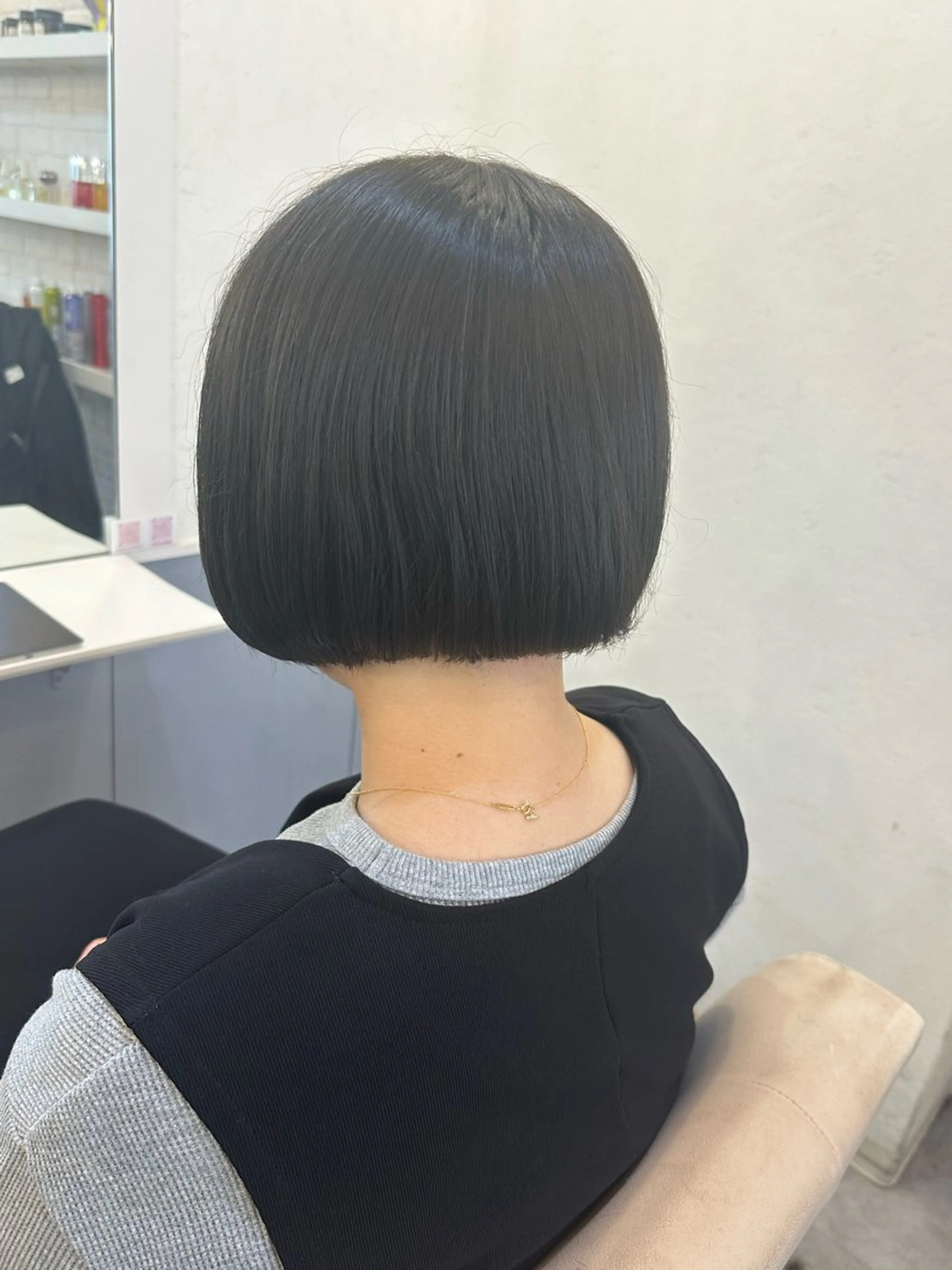 ショート ボブ カット ヘアカラー トリートメント 🩵透明感/高発色 /難波/北原佑記🌸のヘアスタイル