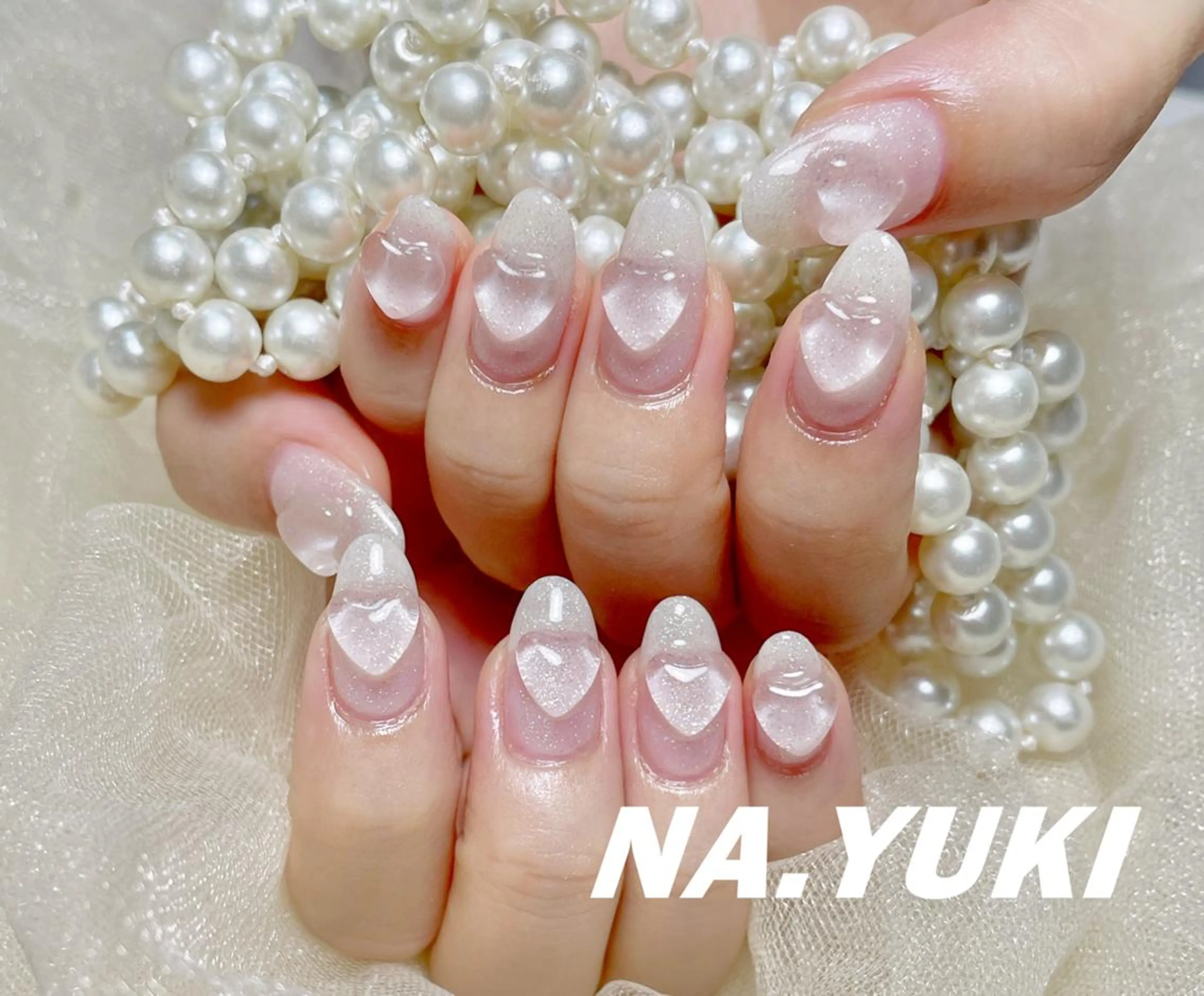 ネイル ハンドネイル ハンドケア 🌷 Mooning 🌷のネイルデザイン
