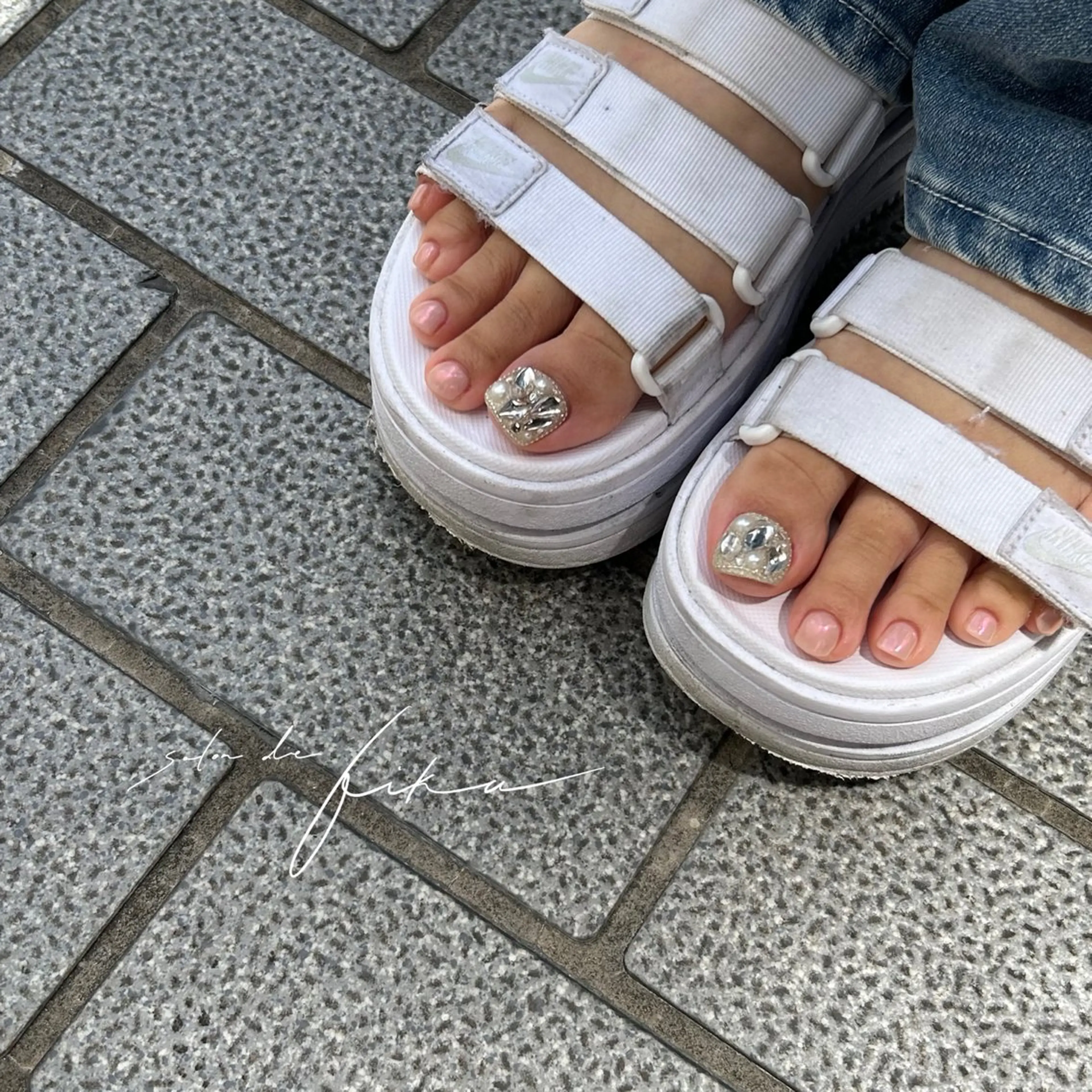 ネイル オーロラネイル Rio 𓍼のネイルデザイン